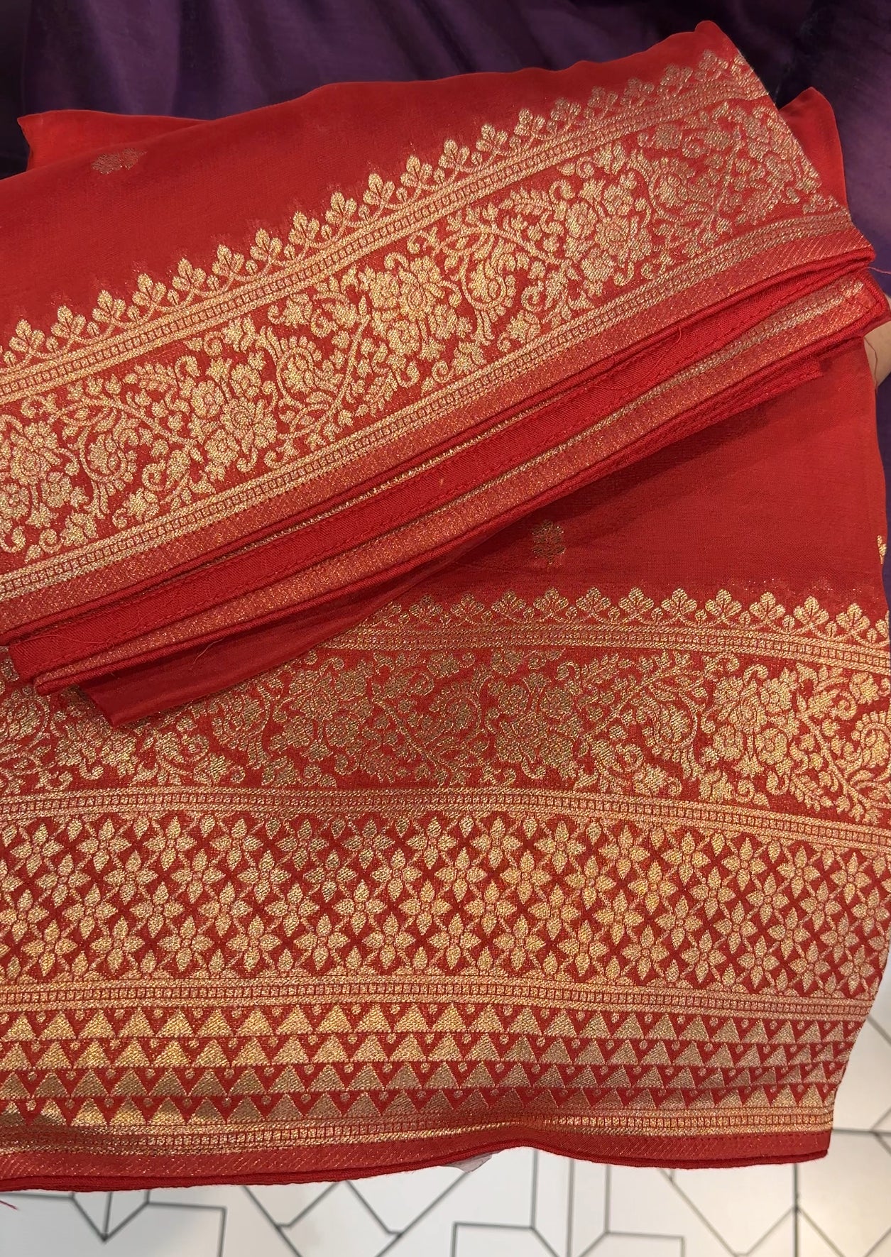 BANARASI UNSTITCHED SALWAR SUITS - IHA 28277