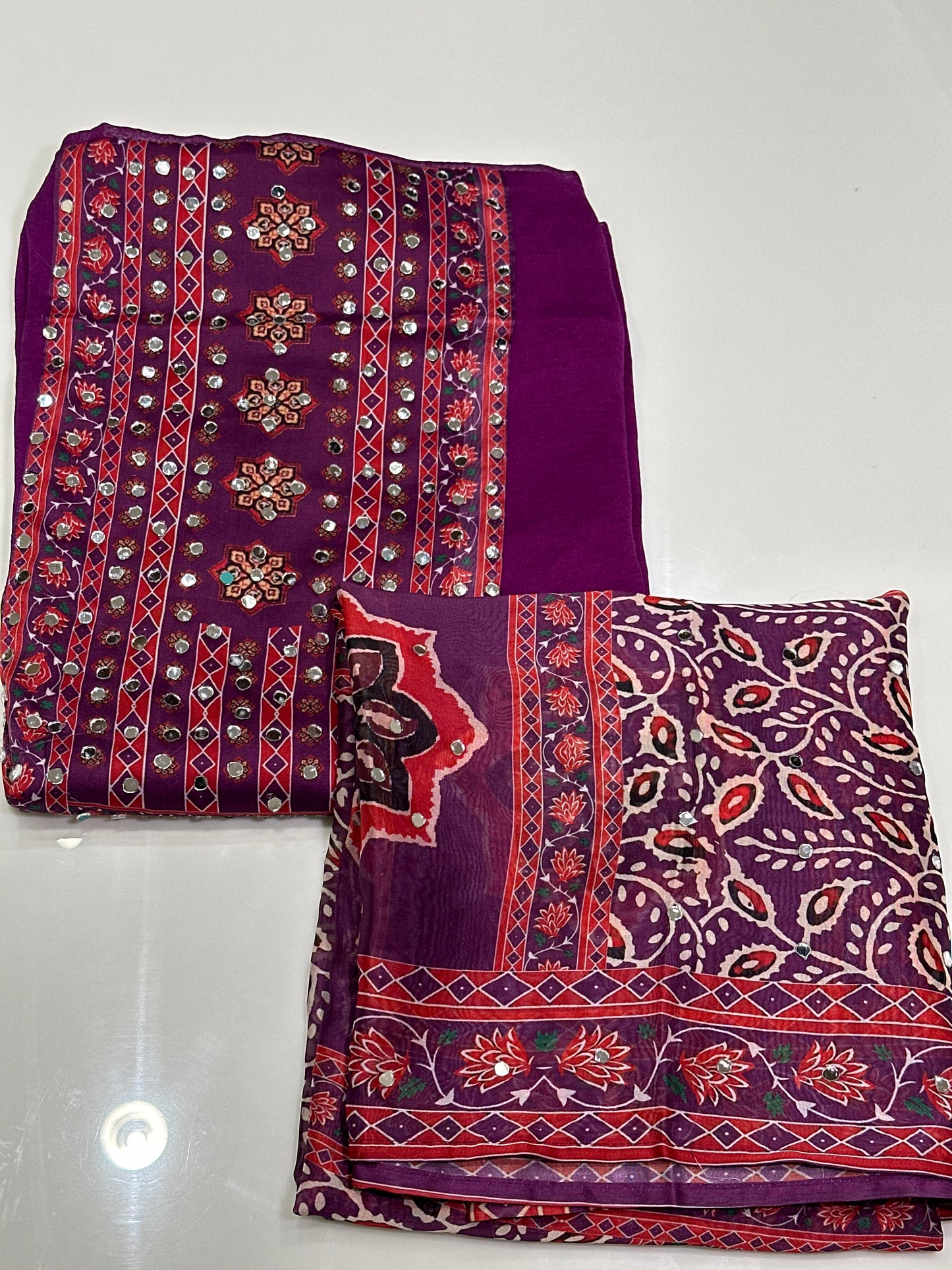 OFFER SALES UNSTITCHED SALWAR SUITS -  IHA 33486