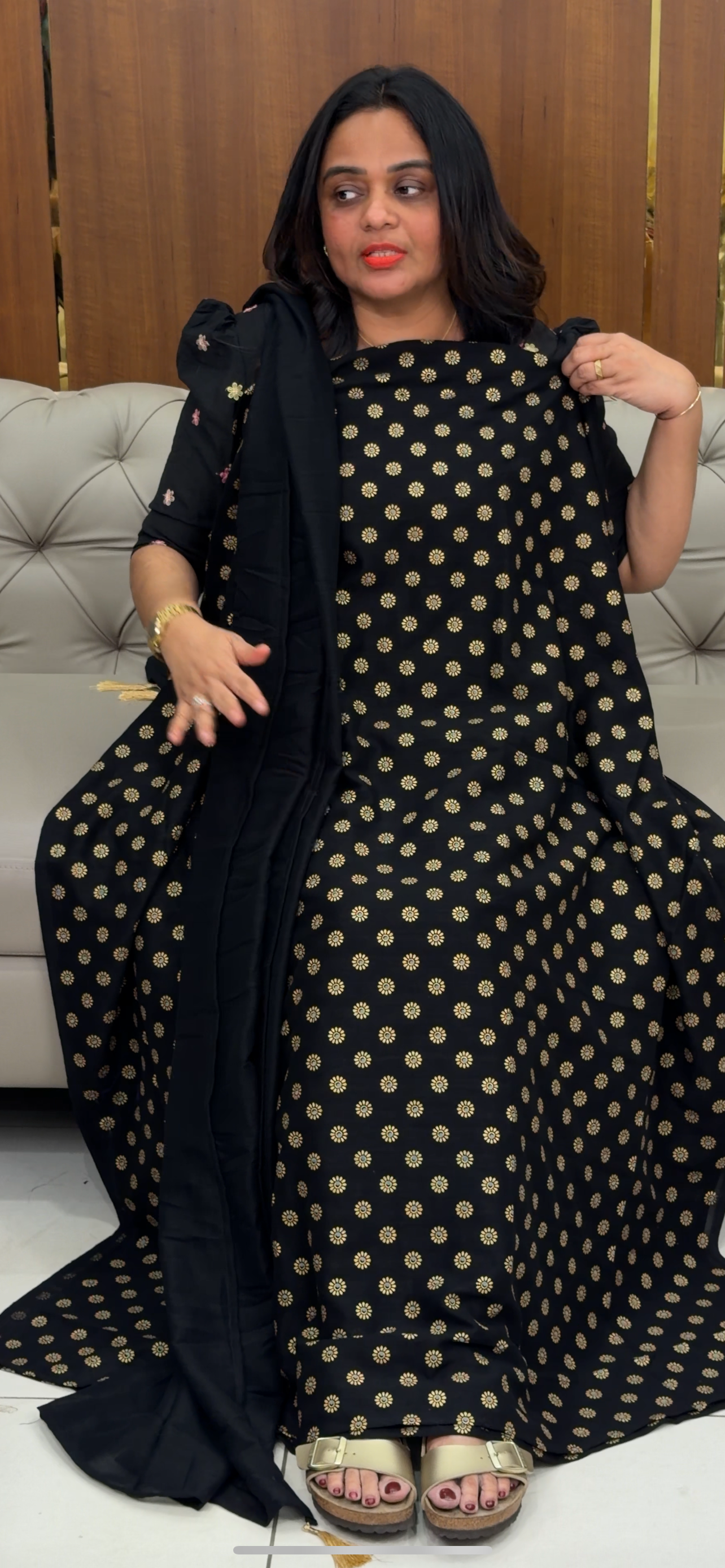 SEMI RAW SILK UNSTITCHED SALWAR SUITS - IHA 29854