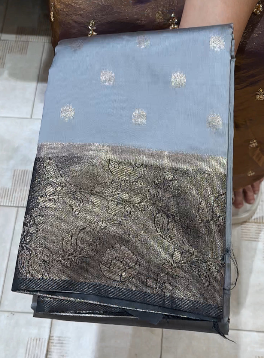 SEMI SILK SAREES - IHA 22708
