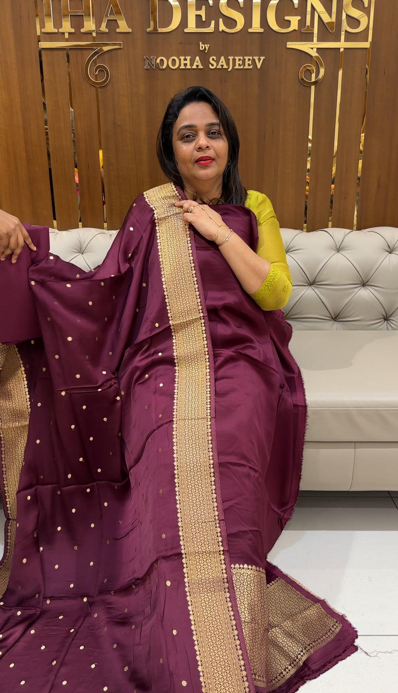 SILK BANARASI UNSTITCHED SALWAR SUITS - IHA 25027