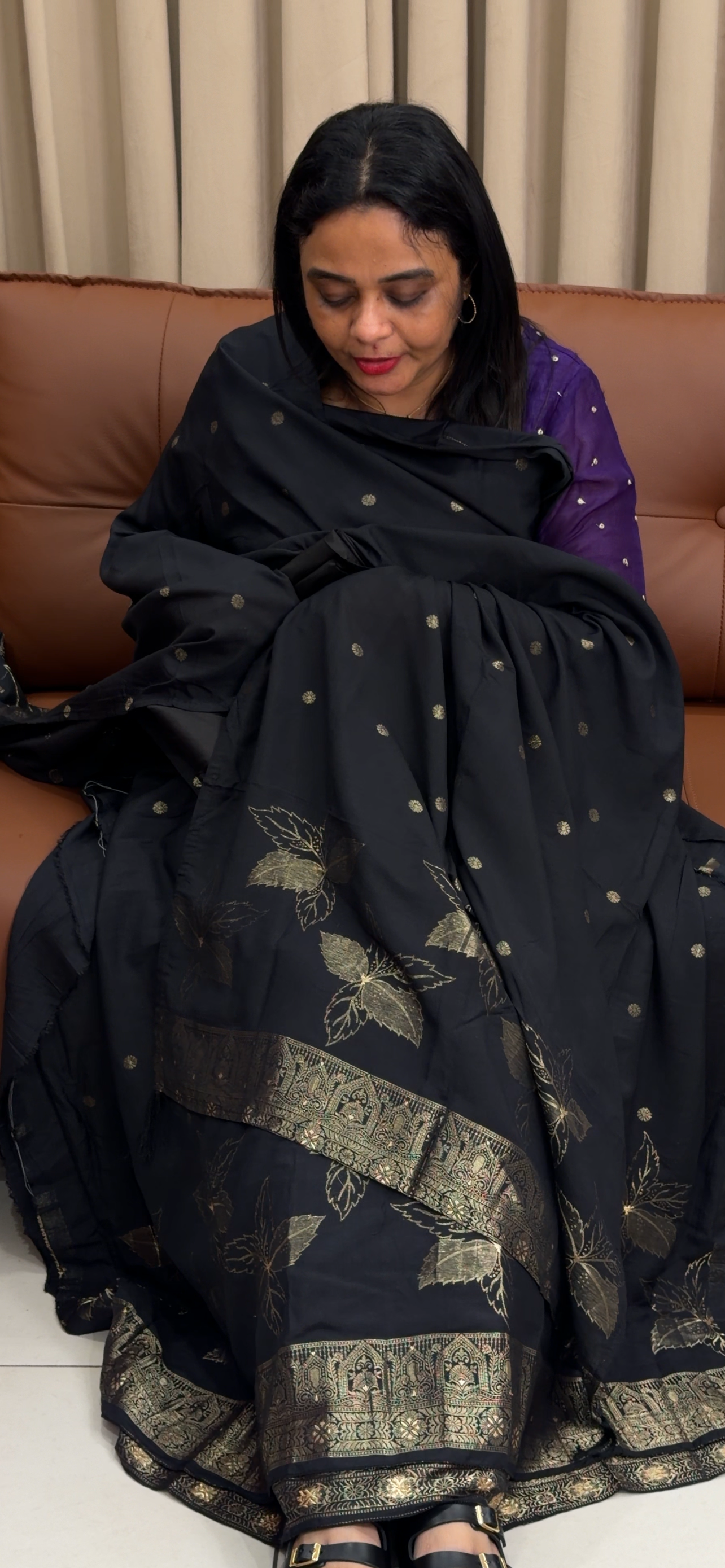 SOFT MUL UNSTITCHED SALWRA SUITS - IHA 33897