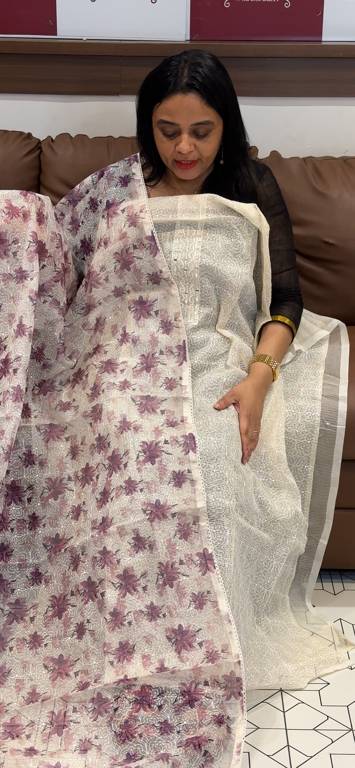 OFFER SALES UNSTITCHED SALWAR SUITS - IHA 35484