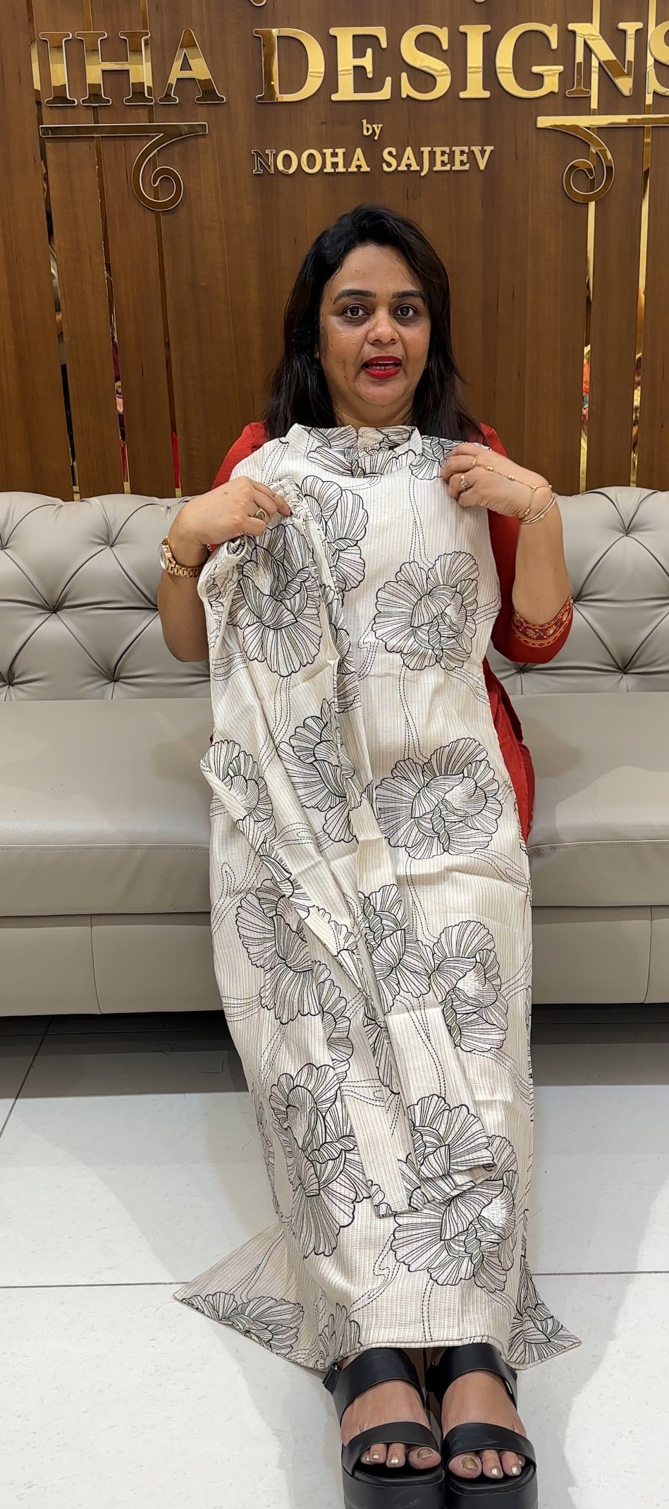 COTTON PRINTED TOP AND BOTTOM - IHA 29203