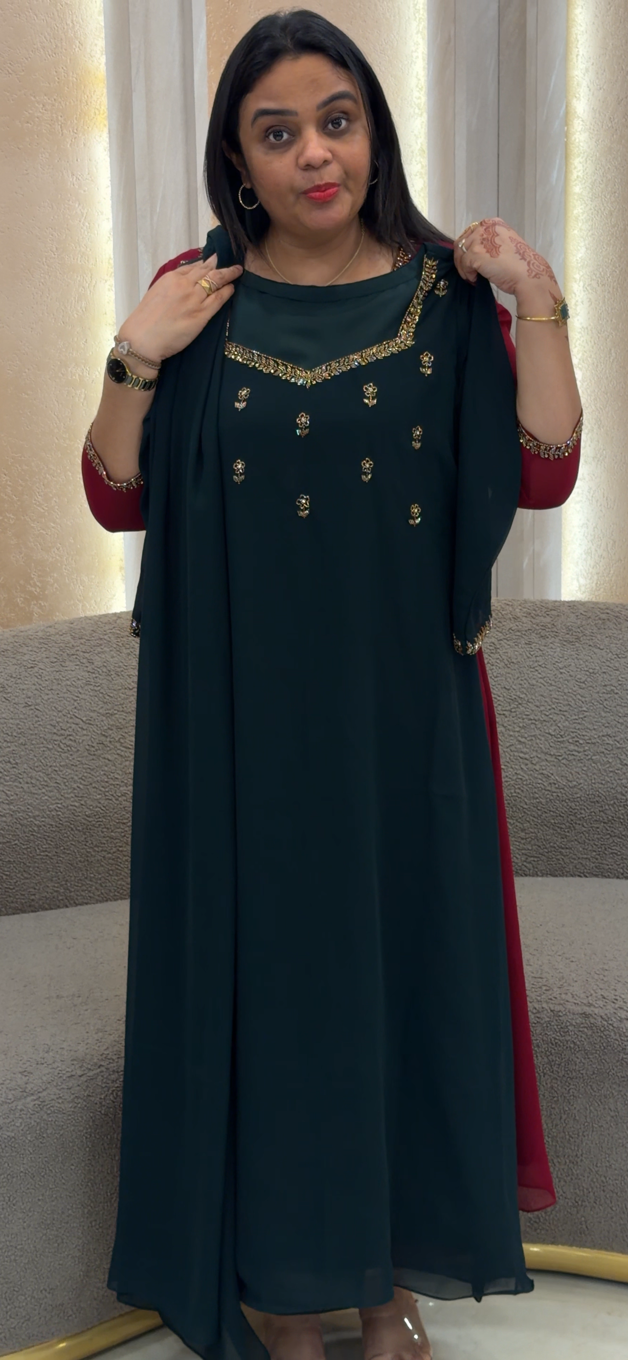 IHA'S IN-HOUSE UNSTITCHED SALWAR SUITS  -  IHA 34173
