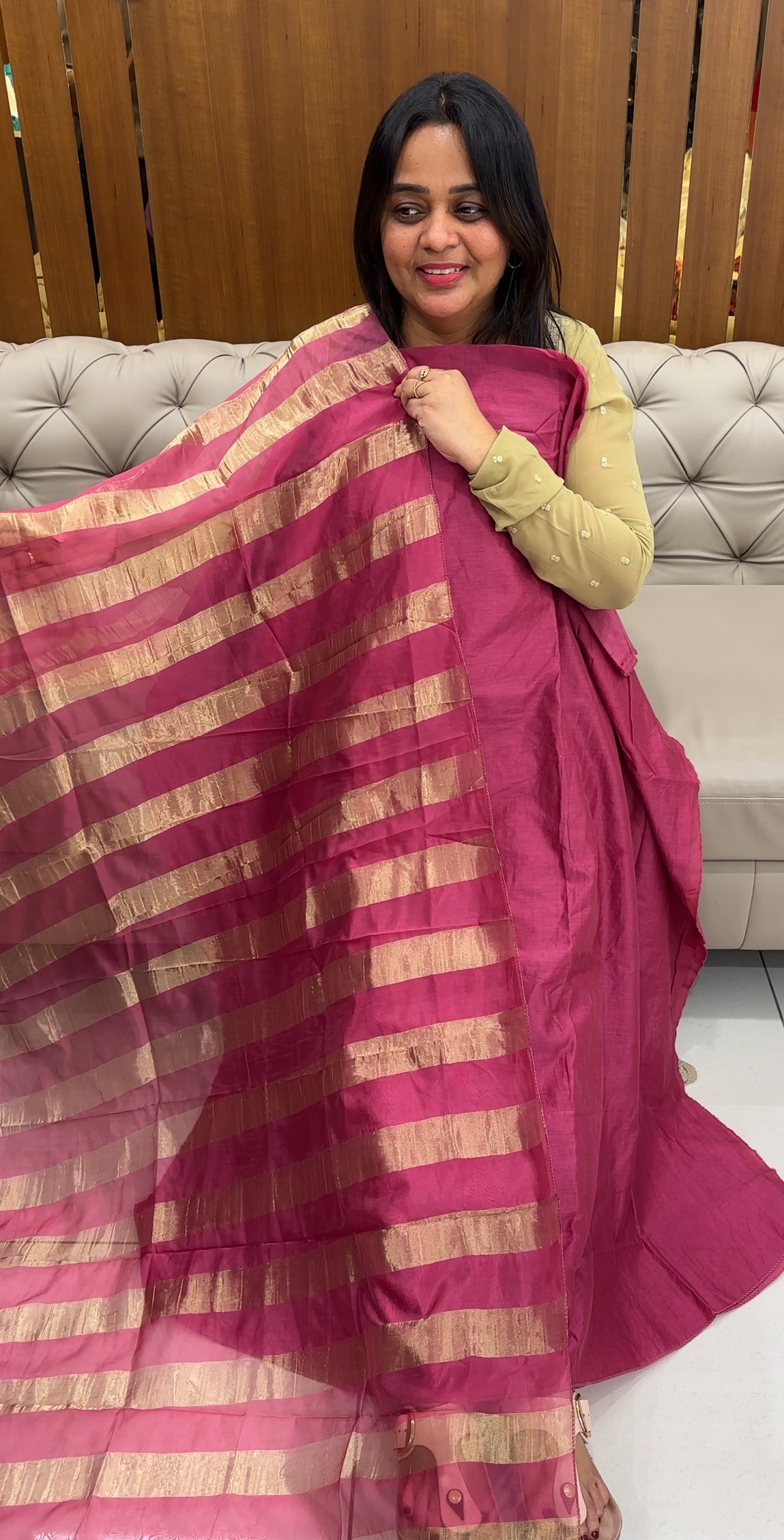 SEMI MODAL UNSTITCHED SALWAR SUITS - IHA 27011