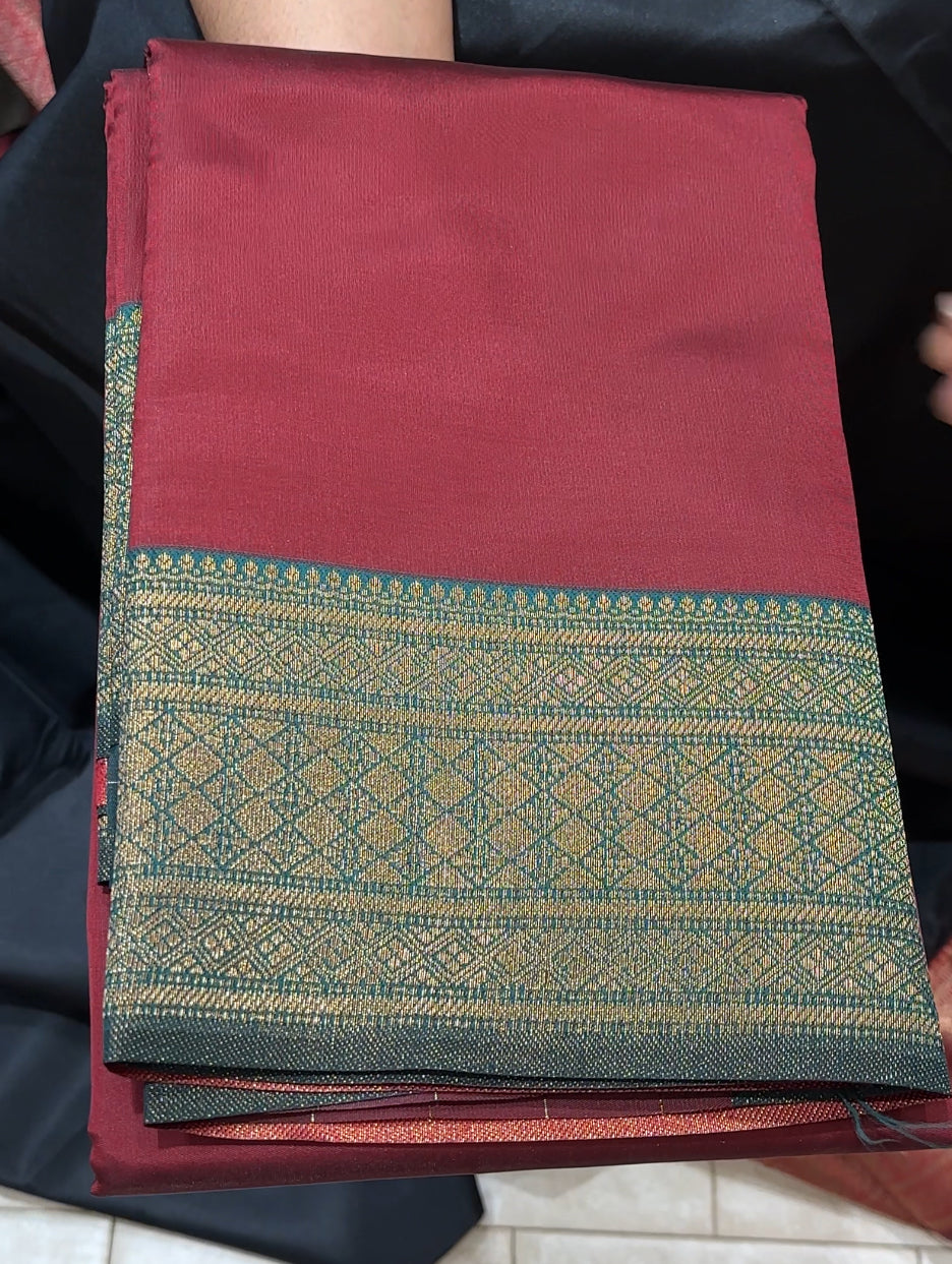 SEMI SILK SAREES - IHA 22840
