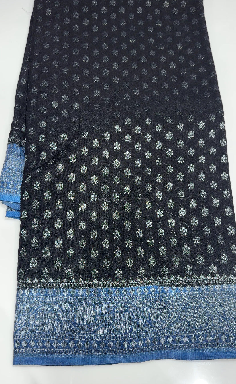 SEMI BANARASI SAREES - IHA 27119