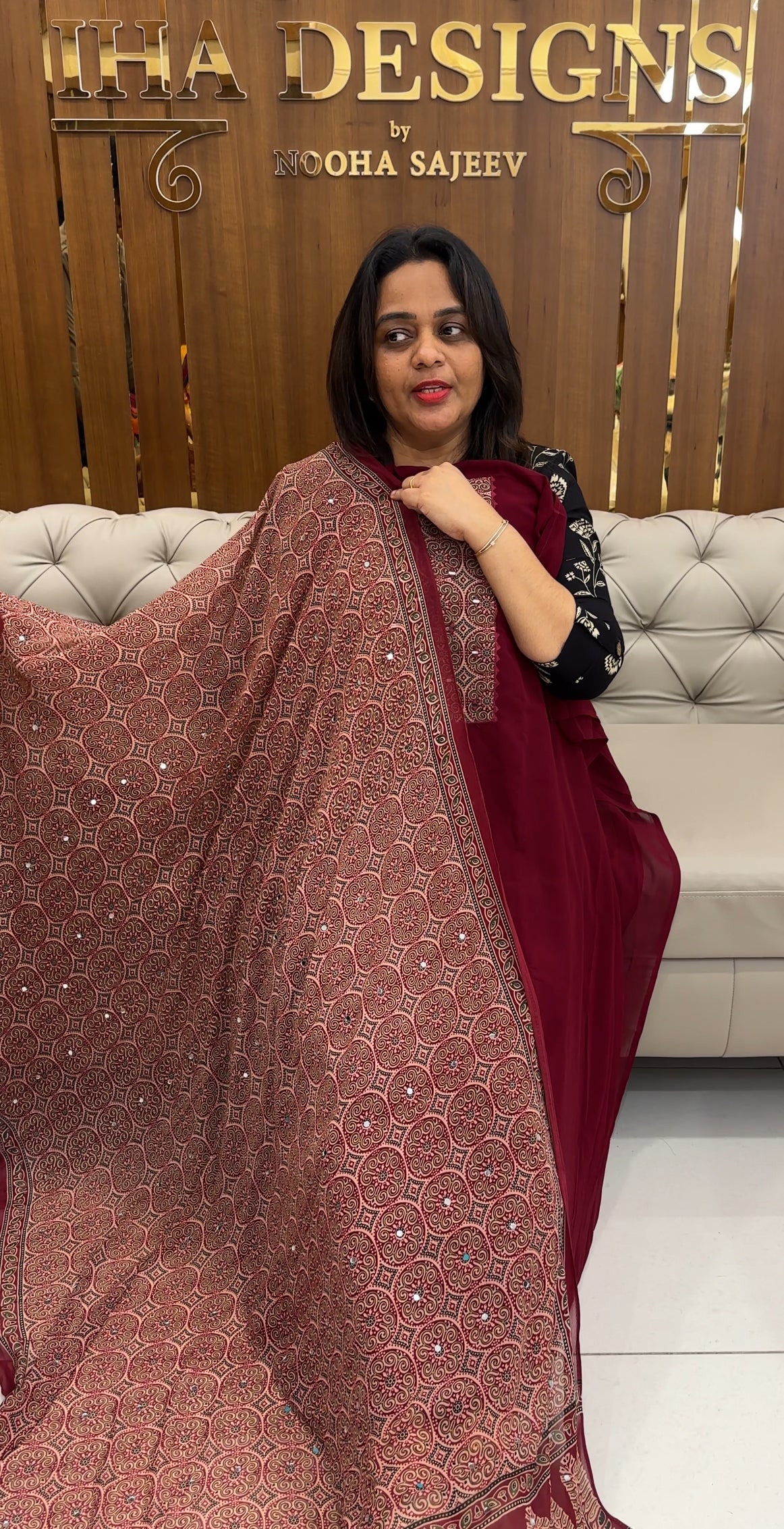 FORWARD FAUX GEORGETTE UNSTITCHED SALWAR SUITS - IHA 27076