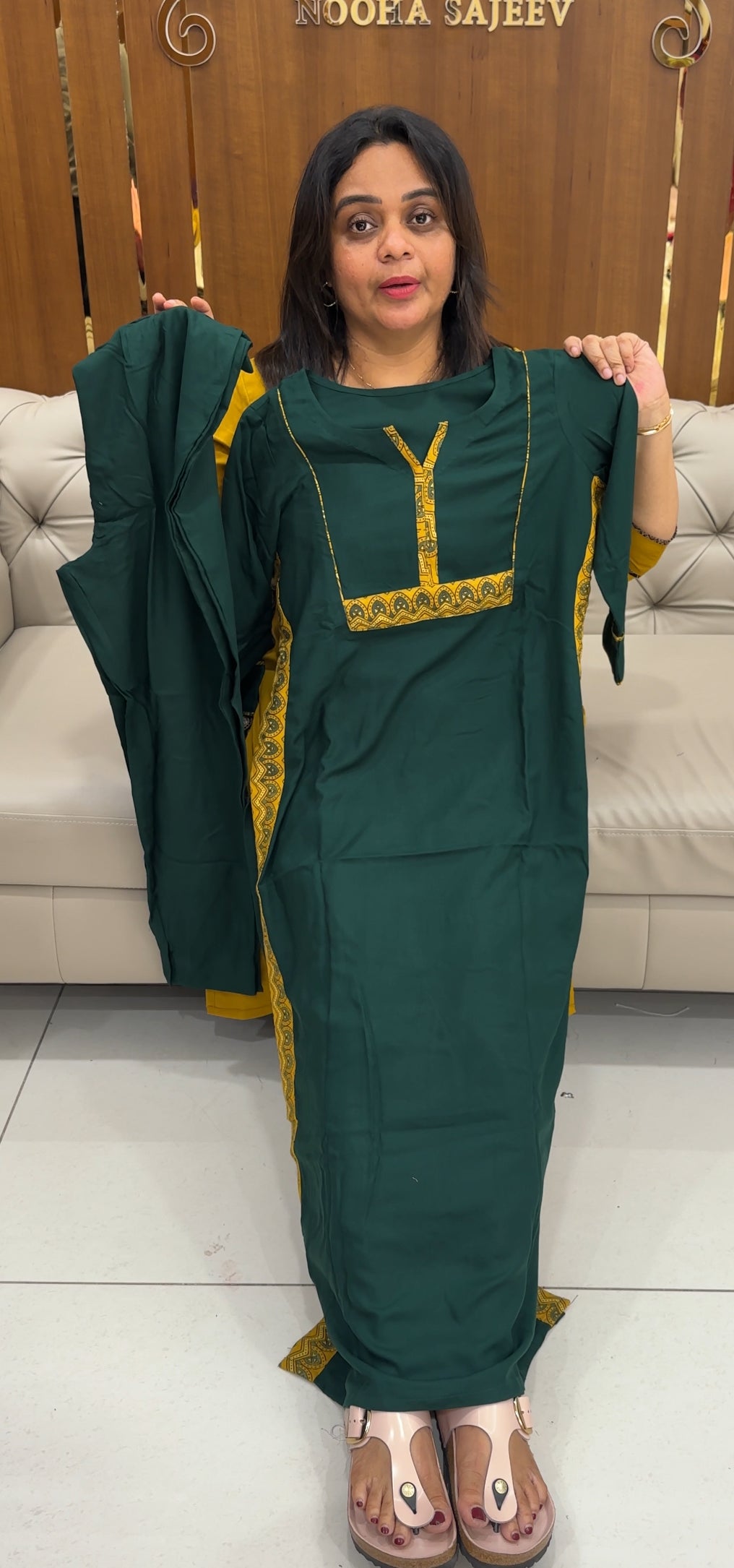 IHA'S IN-HOUSE RAYON TOP AND BOTTOM - IHA 26773
