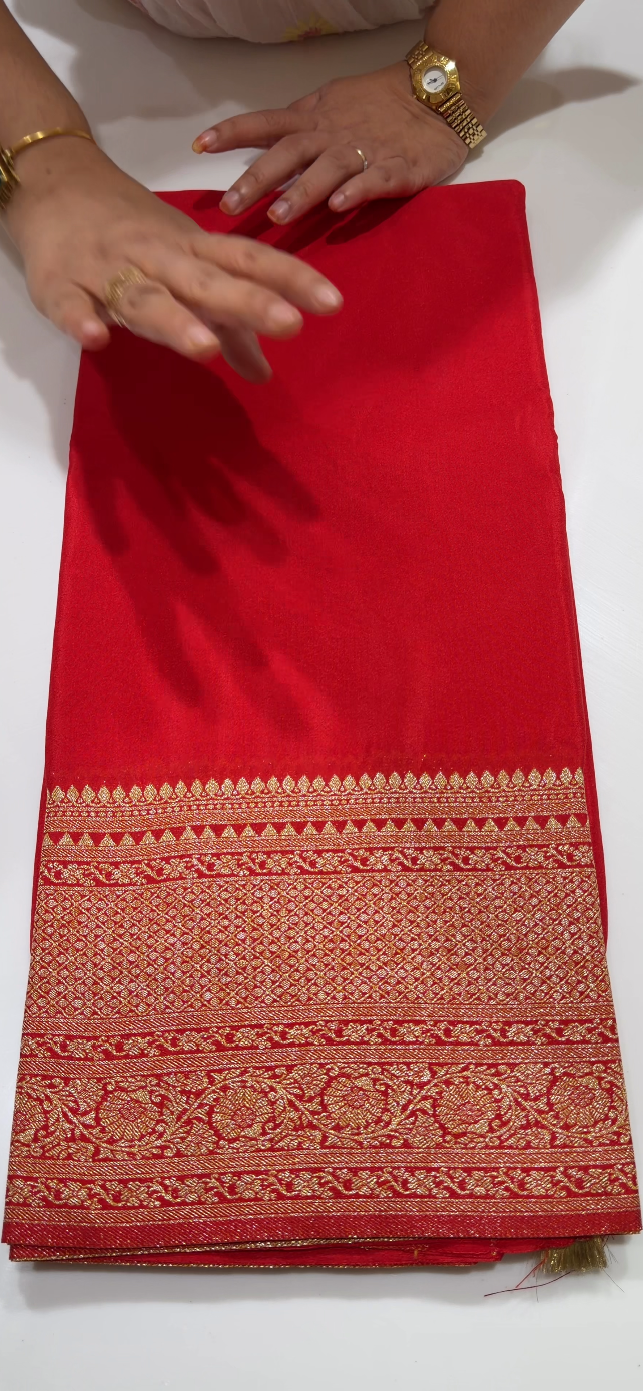 SEMI BANARASI SAREES - IHA 34575