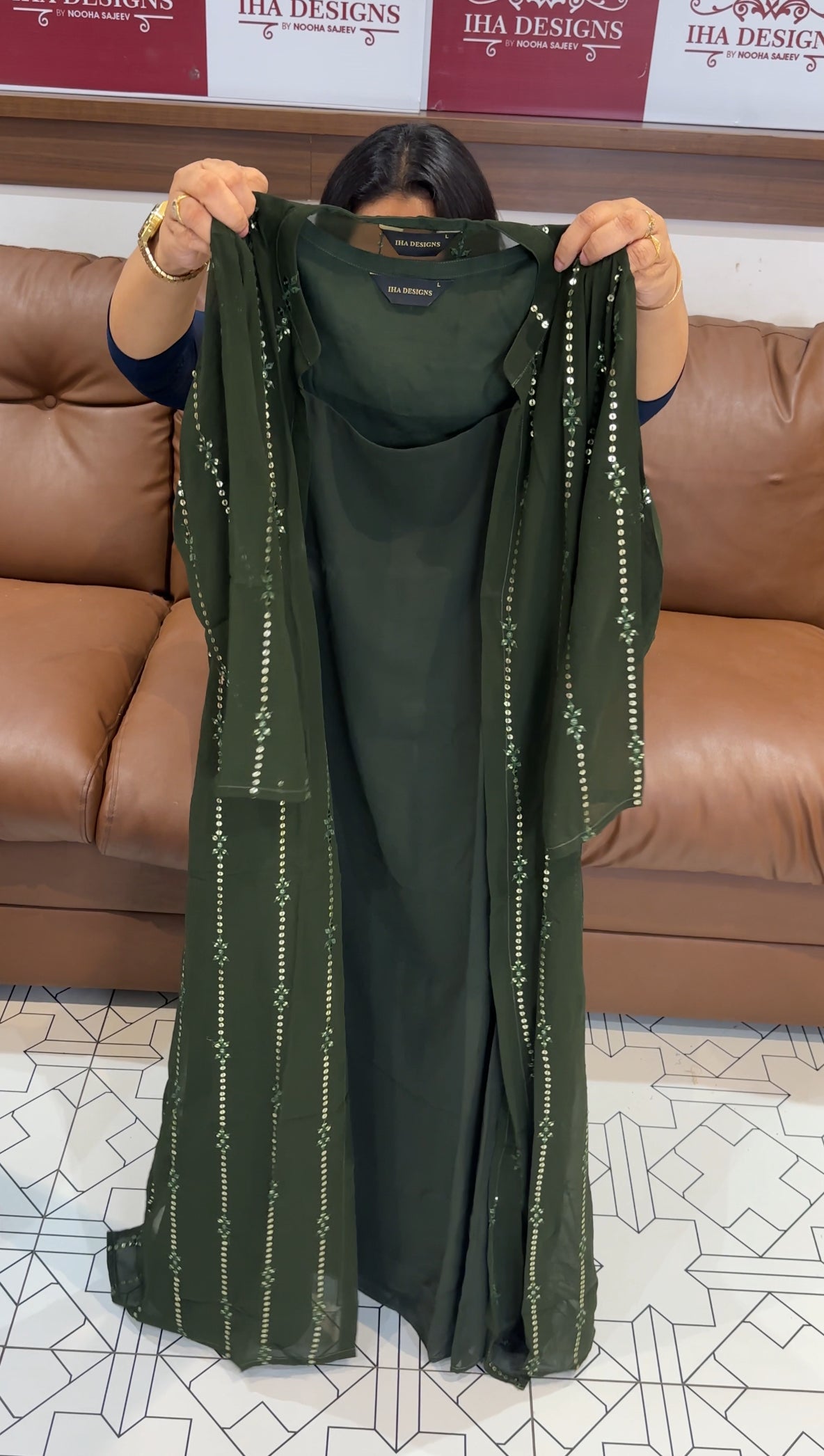 IHA'S IN-HOUSE TOP AND  JACKET - IHA 27964