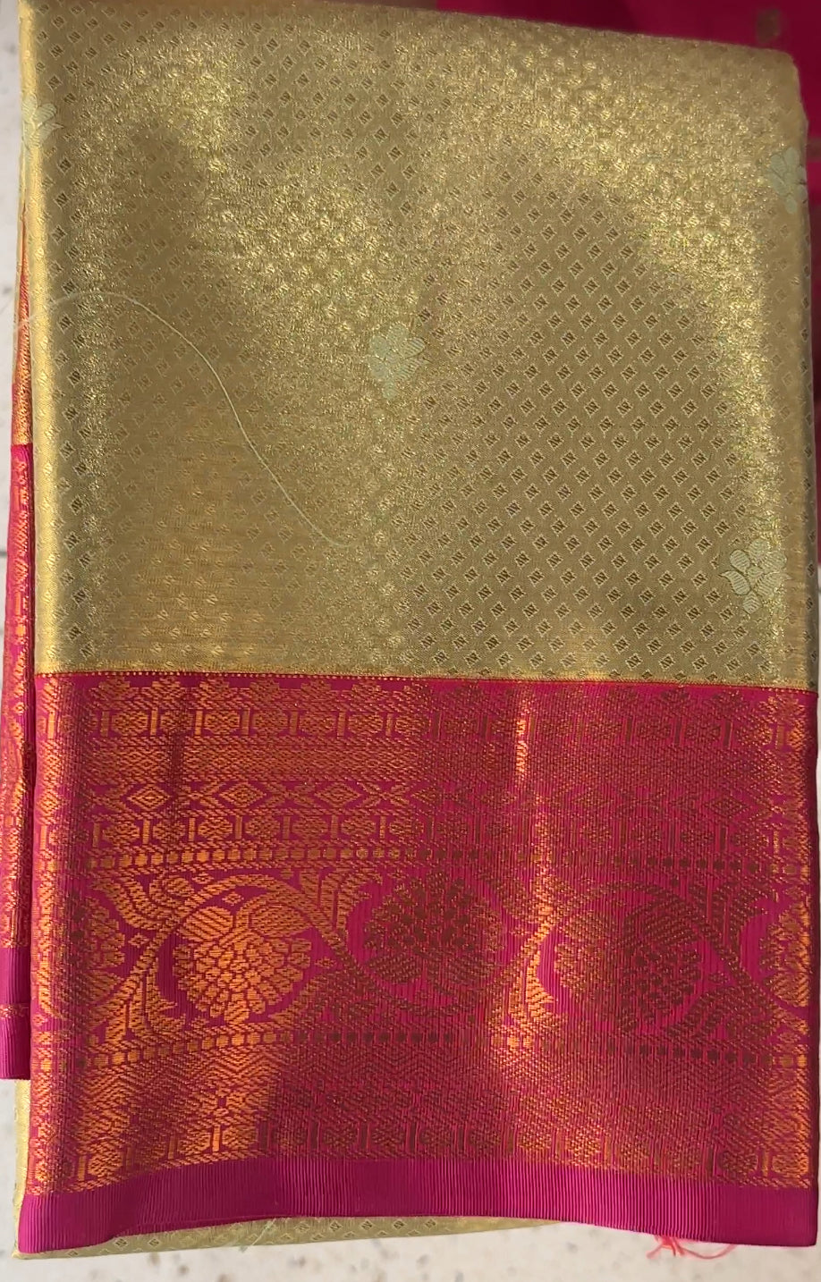 TISSUE KANCHIPURAM SAREES - IHA 18538