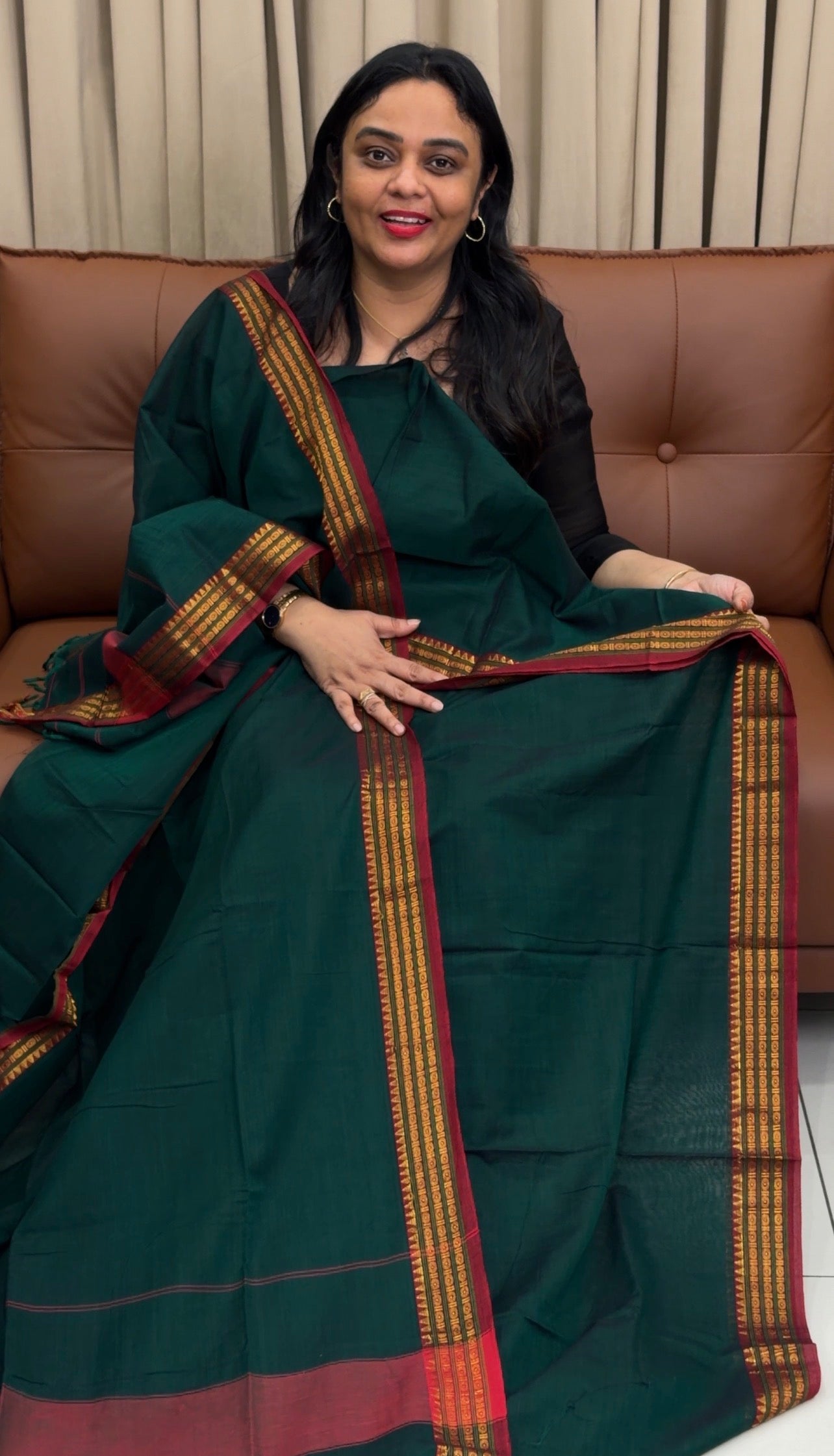 HANDLOOM COTTON UNSTITCHED SALWAR SUITS - IHA 33763