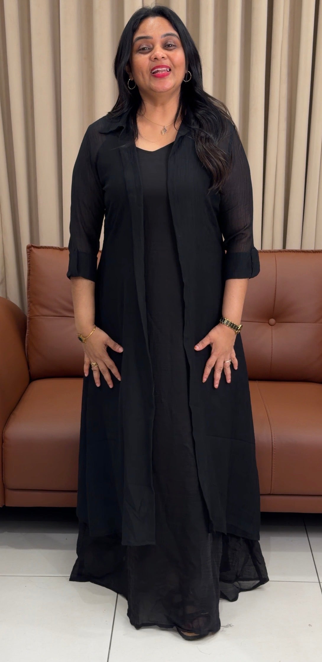 IHA'S IN-HOUSE MUL CRUSHED TOP AND JACKET - IHA 34236