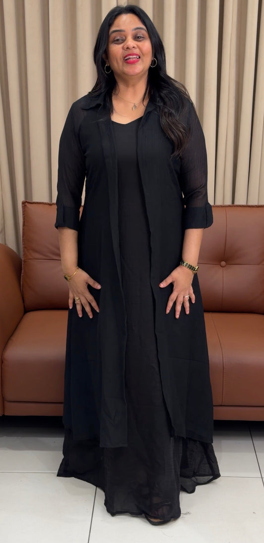 IHA'S IN-HOUSE MUL CRUSHED TOP AND JACKET - IHA 34236