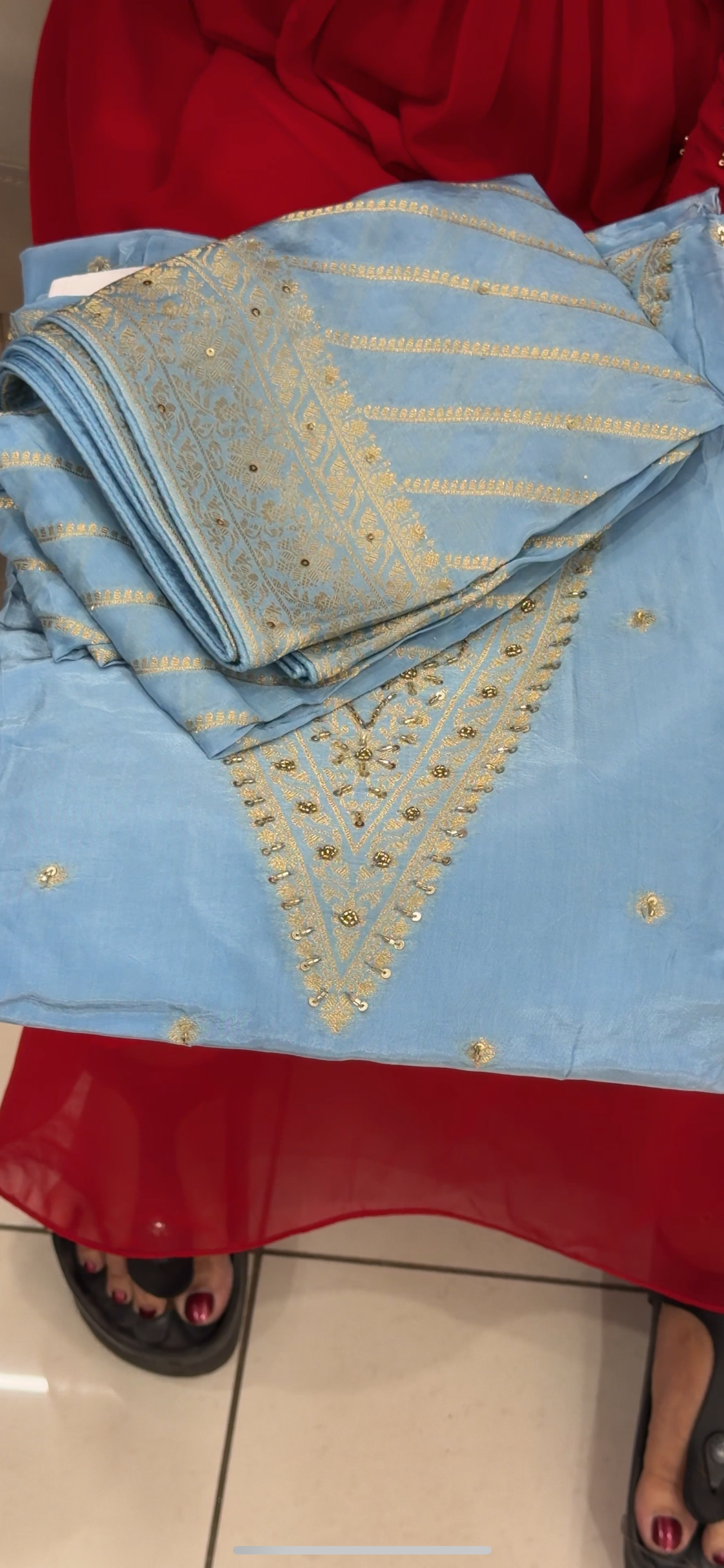 SILK BANARASI UNSTITCHED SALWAR SUITS - IHA 28799