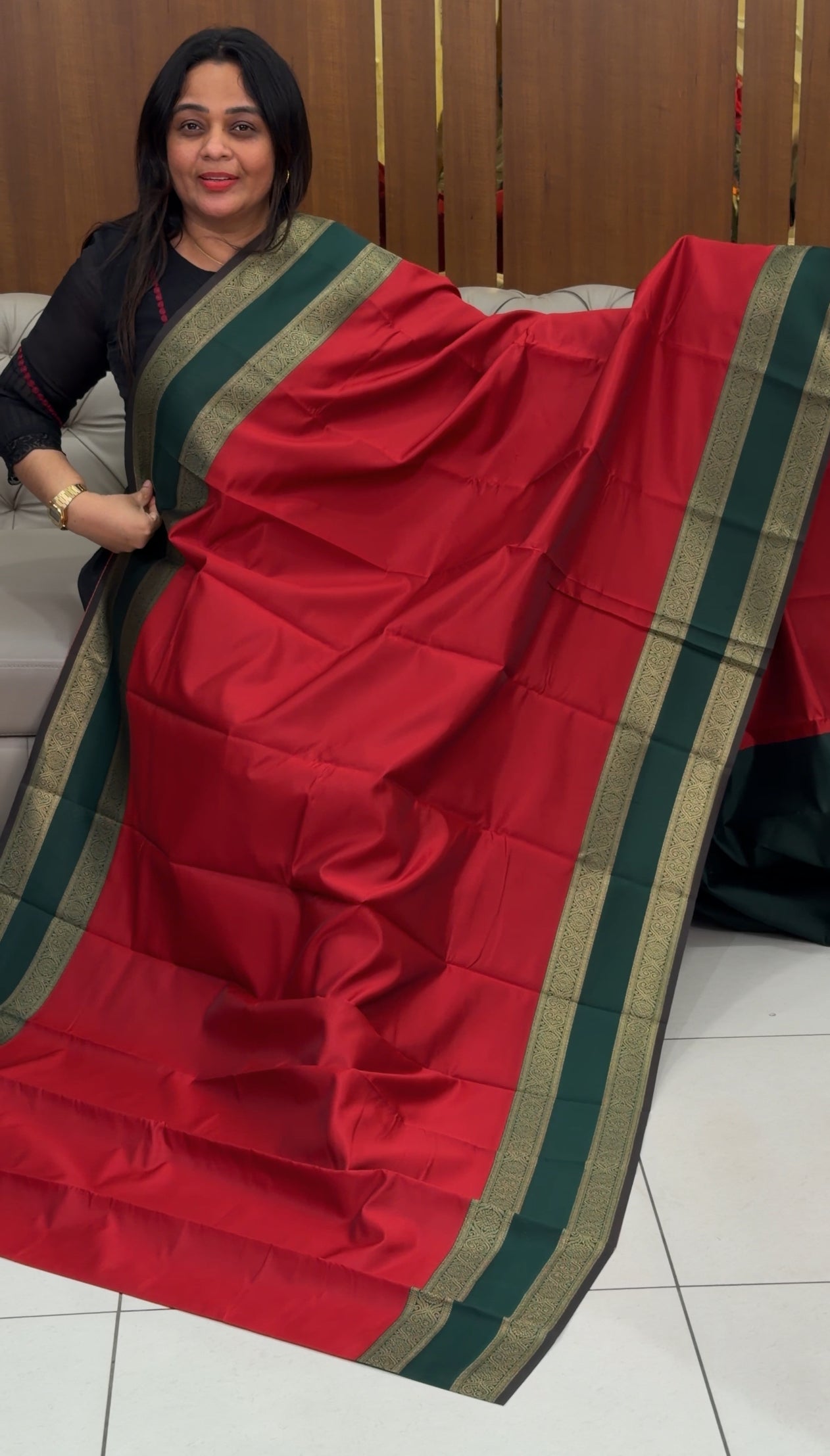 SEMI SILK SAREES - IHA 29234
