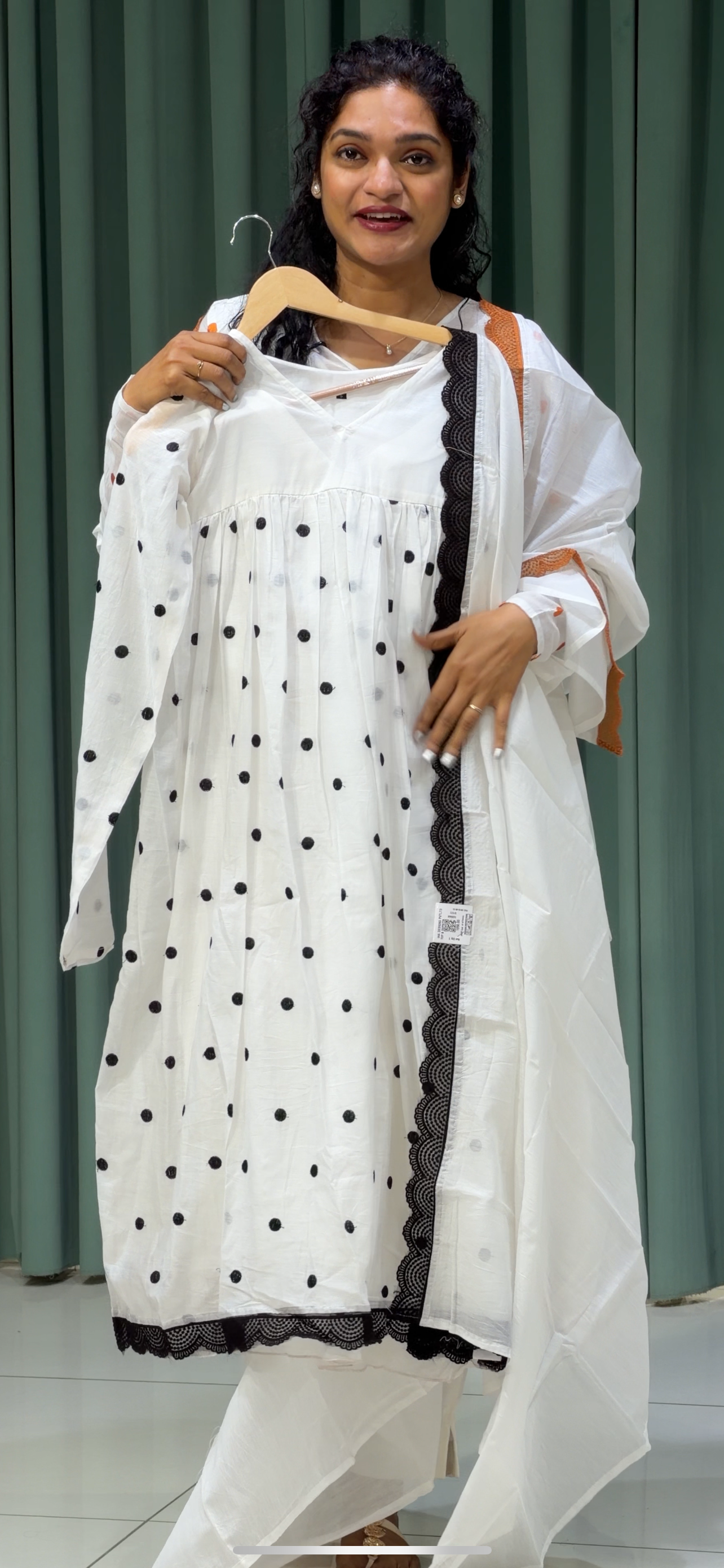 CHANDERI TOP AND DUPATTA - IHA  30801