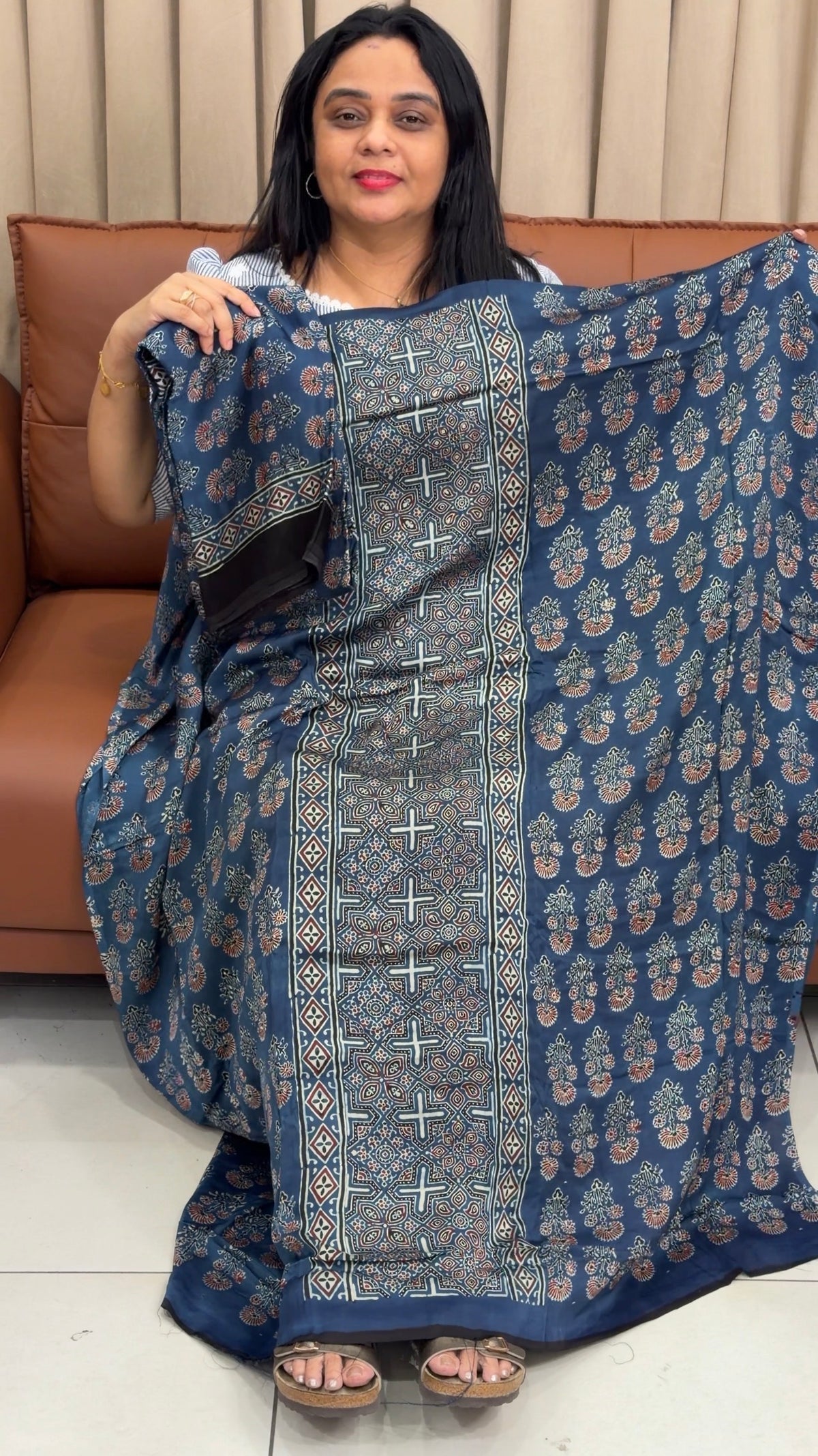 MODAL UNSTITCHED SALWAR SUITS - IHA 35919