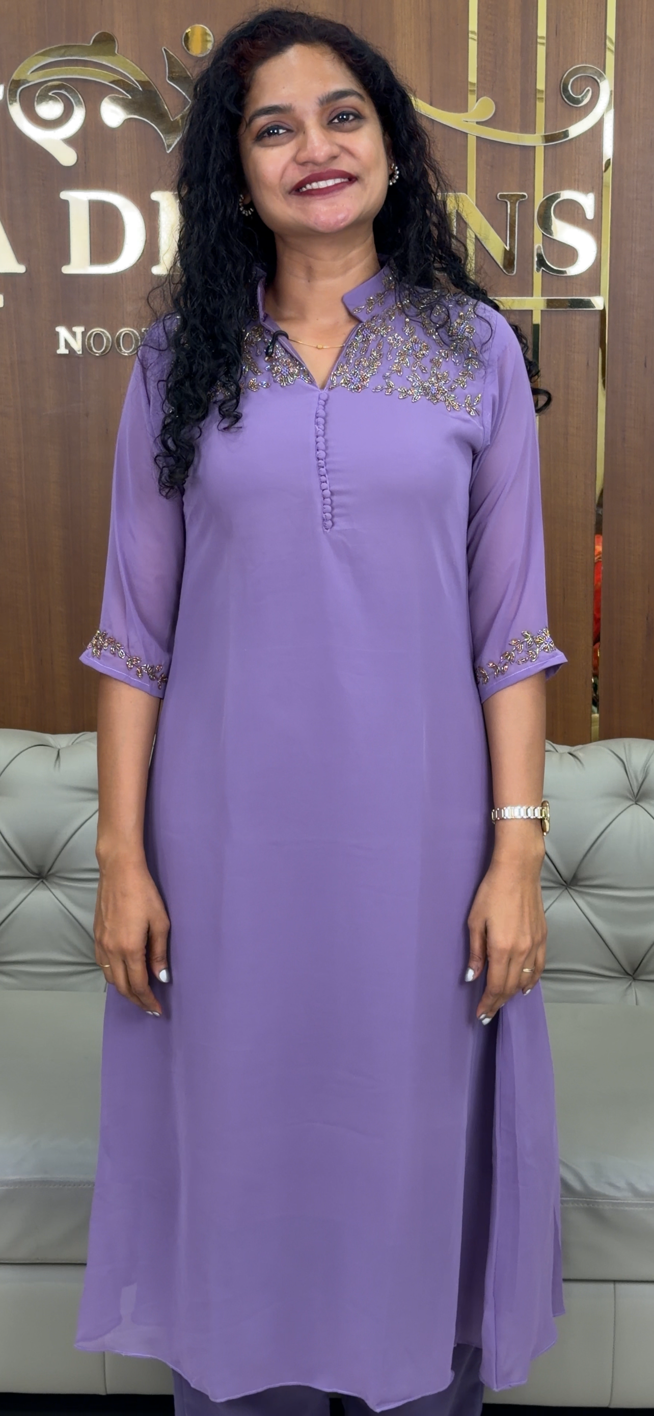 HAND WORKED ALINE TOPS - IHA 32734