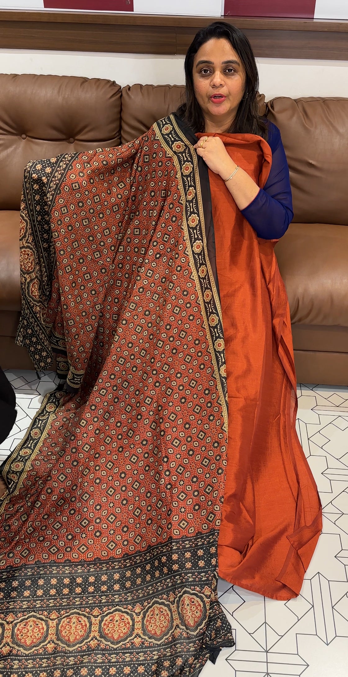 SEMI RAW SILK UNSSTITCHED SALWAR SUITS  - IHA 27889