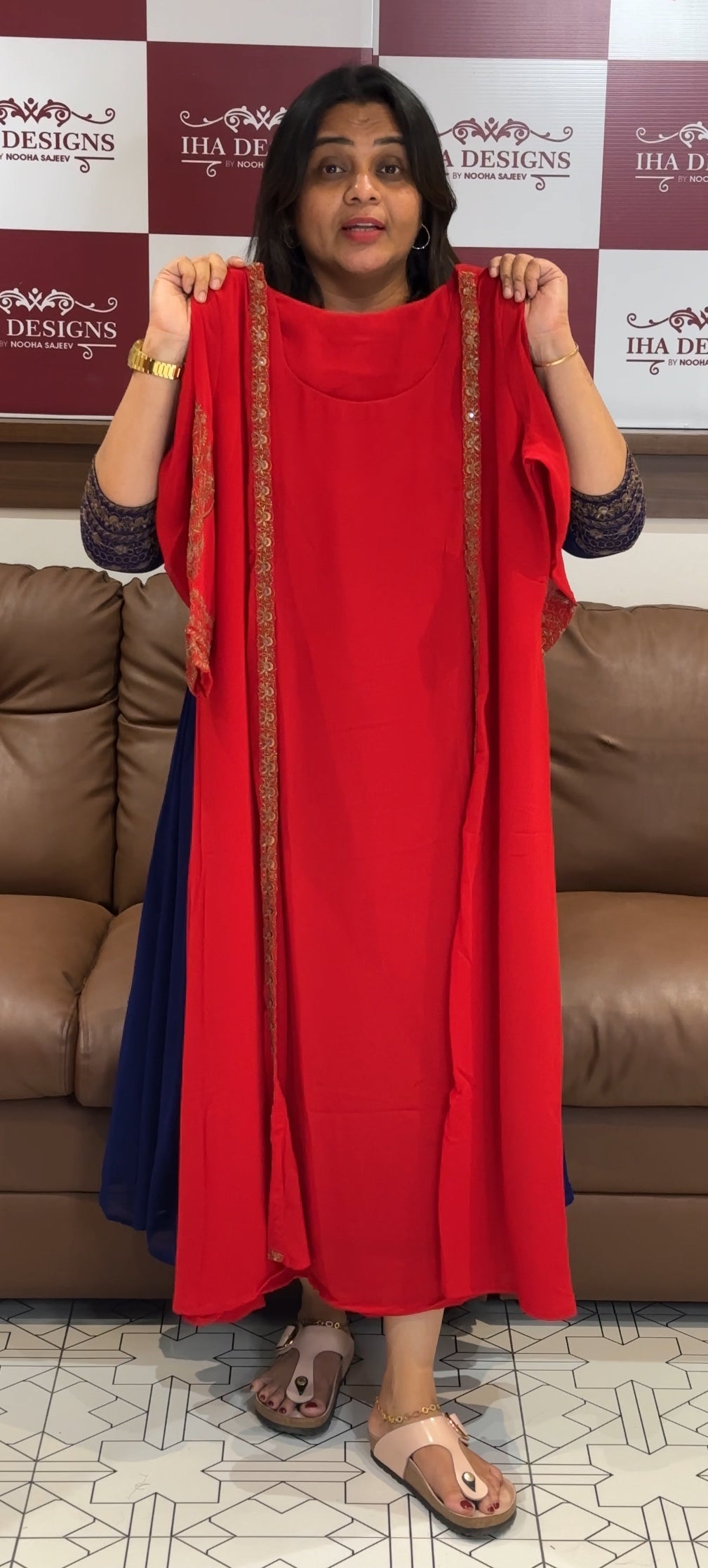 IHA'S IN- HOUSE ALINE TOP AND JACKET- IHA 27651