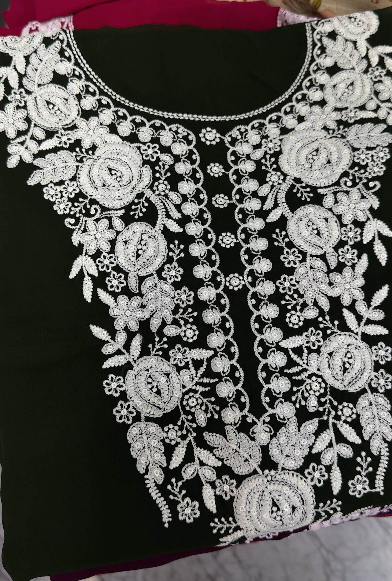 FAUX GEORGETTE UNSTITCHED SALWAR SUITS - IHA 26933