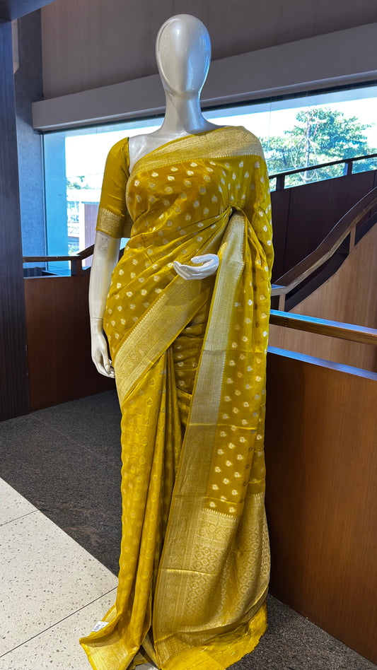 DESIGNER BANARASI SAREES - IHA 28637