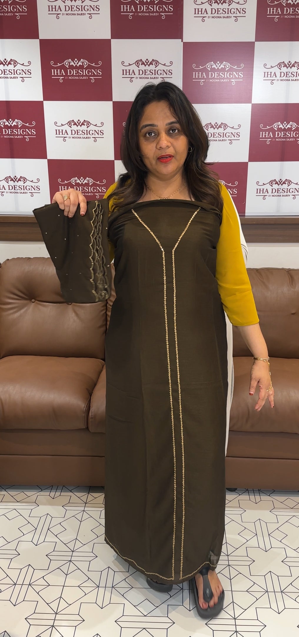 SEMI RAW SILK UNSTITCHED SALWAR SUITS - IHA 24720