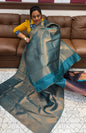 SEMI TISSUE SILK SAREE - IHA 15614