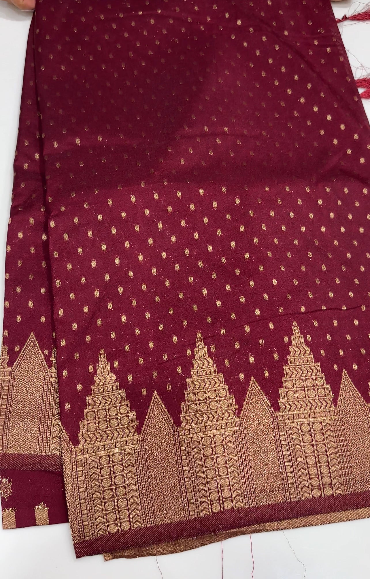 SEMI BANARASI SAREES - IHA 27128