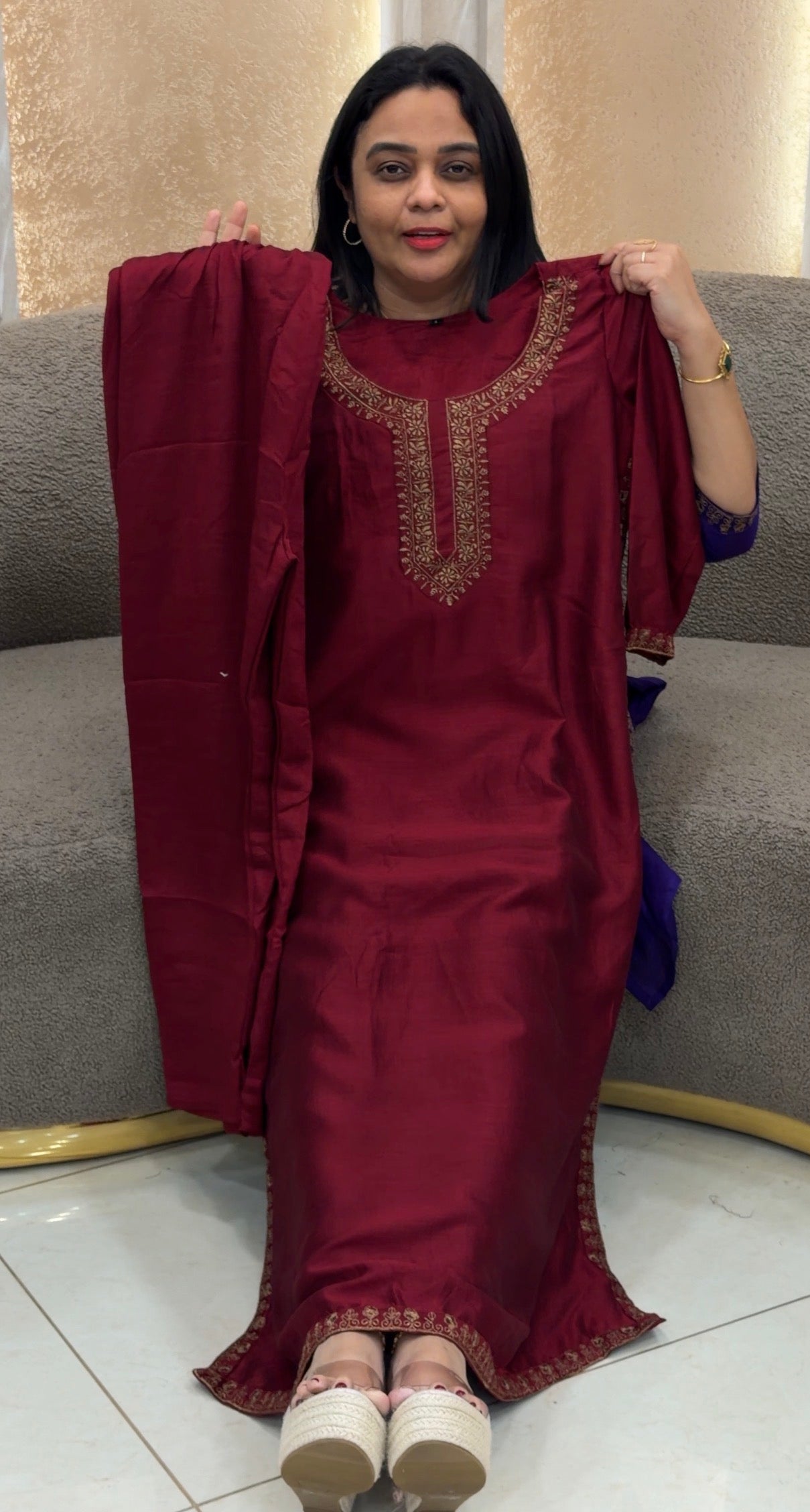 SILK CO-ORDS SETS  - IHA 33365