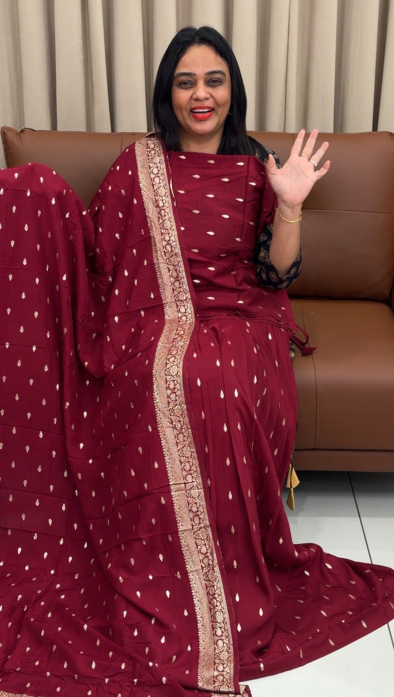 SEMI STITCHED DHAVANI SETS - IHA 33399