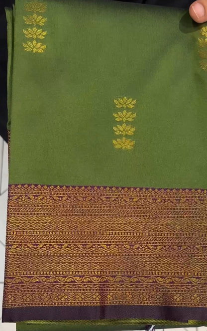 SEMI SOFT SILK SAREE - IHA 17821