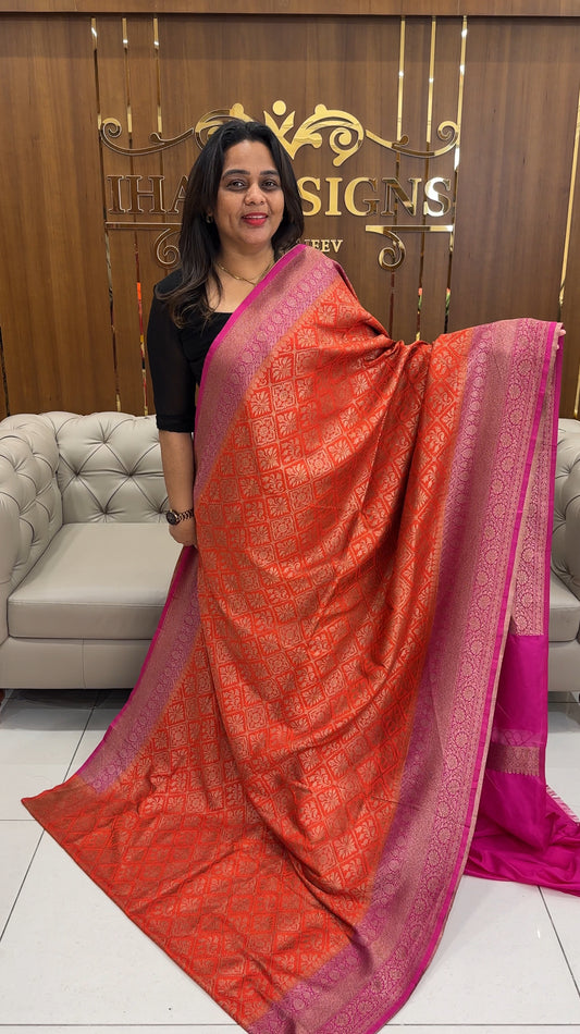FORWARD SEMI KATAN SAREES - IHA 25220