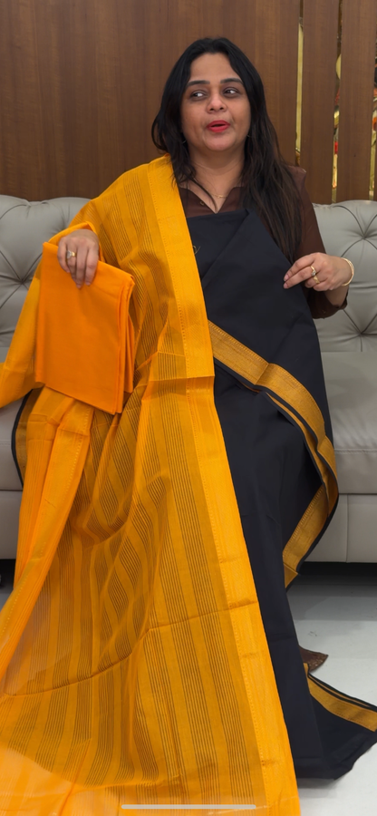 HANDLOOM COTTON UNSTITCHED SALWAR SUITS - IHA 29287