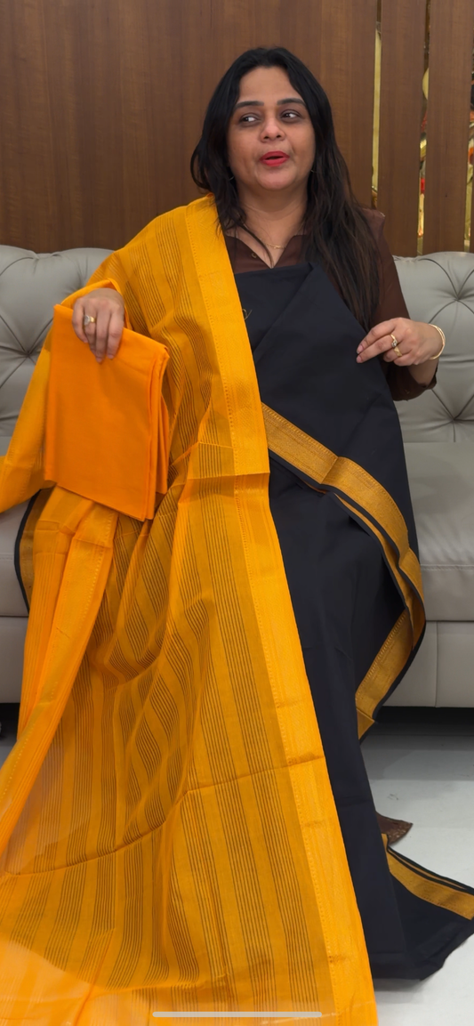 HANDLOOM COTTON UNSTITCHED SALWAR SUITS - IHA 29287