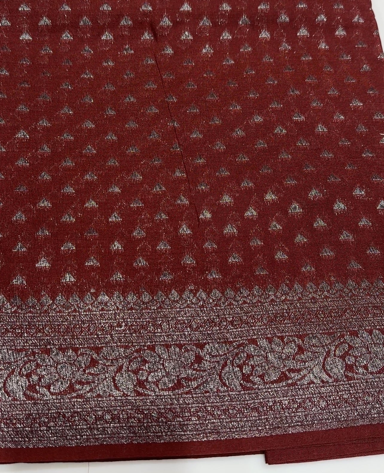 SEMI  BANARASI SAREES - IHA 17491