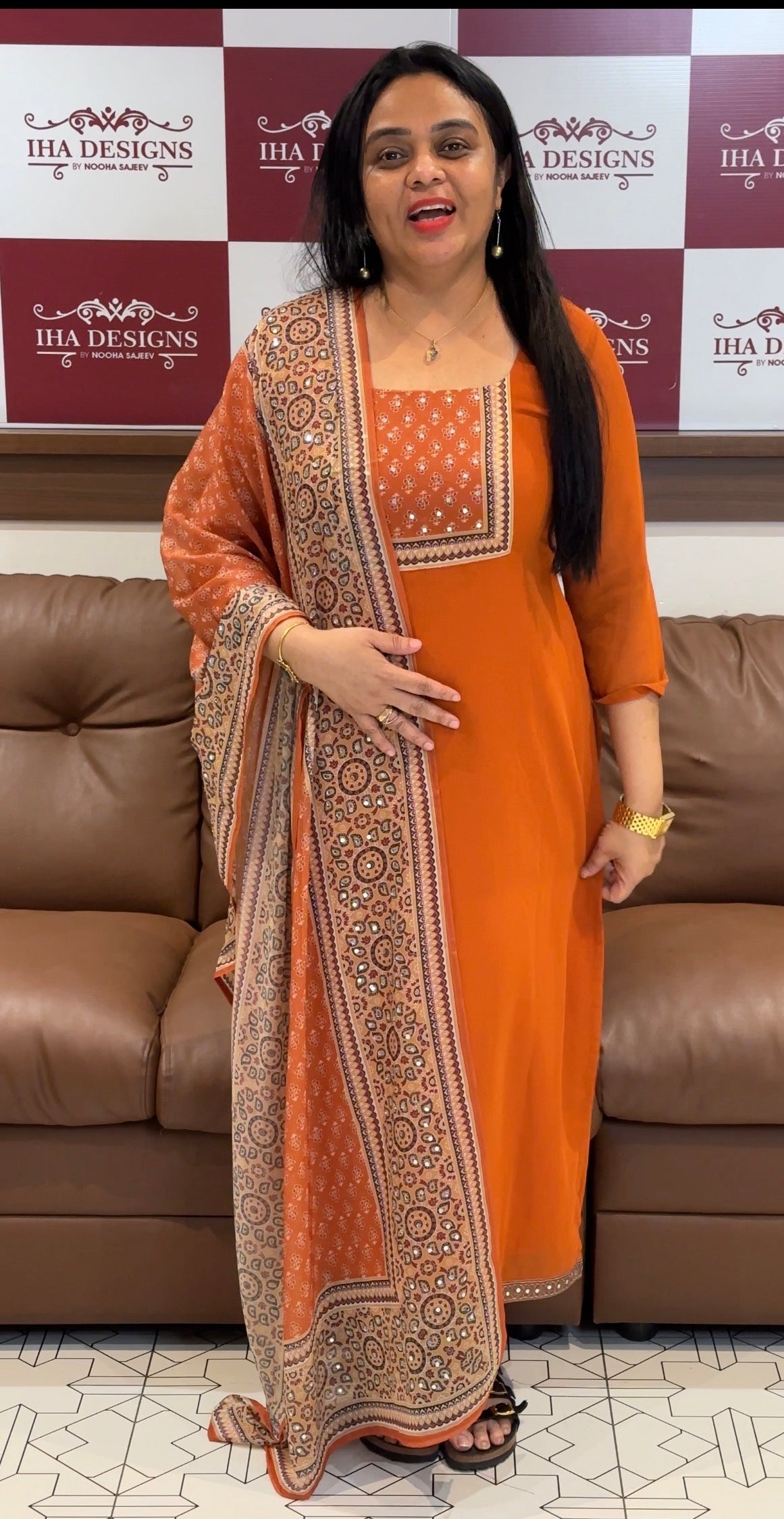 GEORGETTE UNSTITCHED SALWAR SUITS - IHA 35471