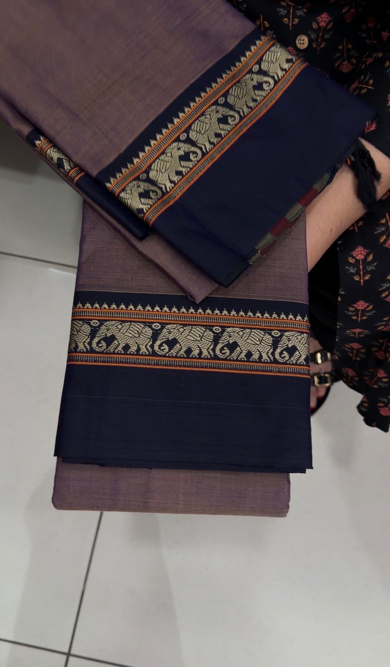 HANDLOOM COTTON UNSTITCHED SALWAR SUITS - IHA 34541