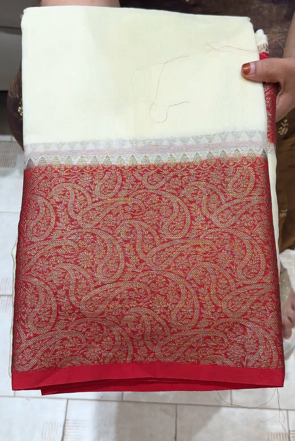 SEMI BANARASI SAREES - IHA 24073