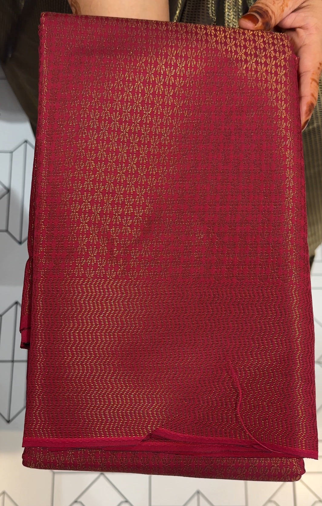 SEMI BROCADE SAREES - IHA 23730