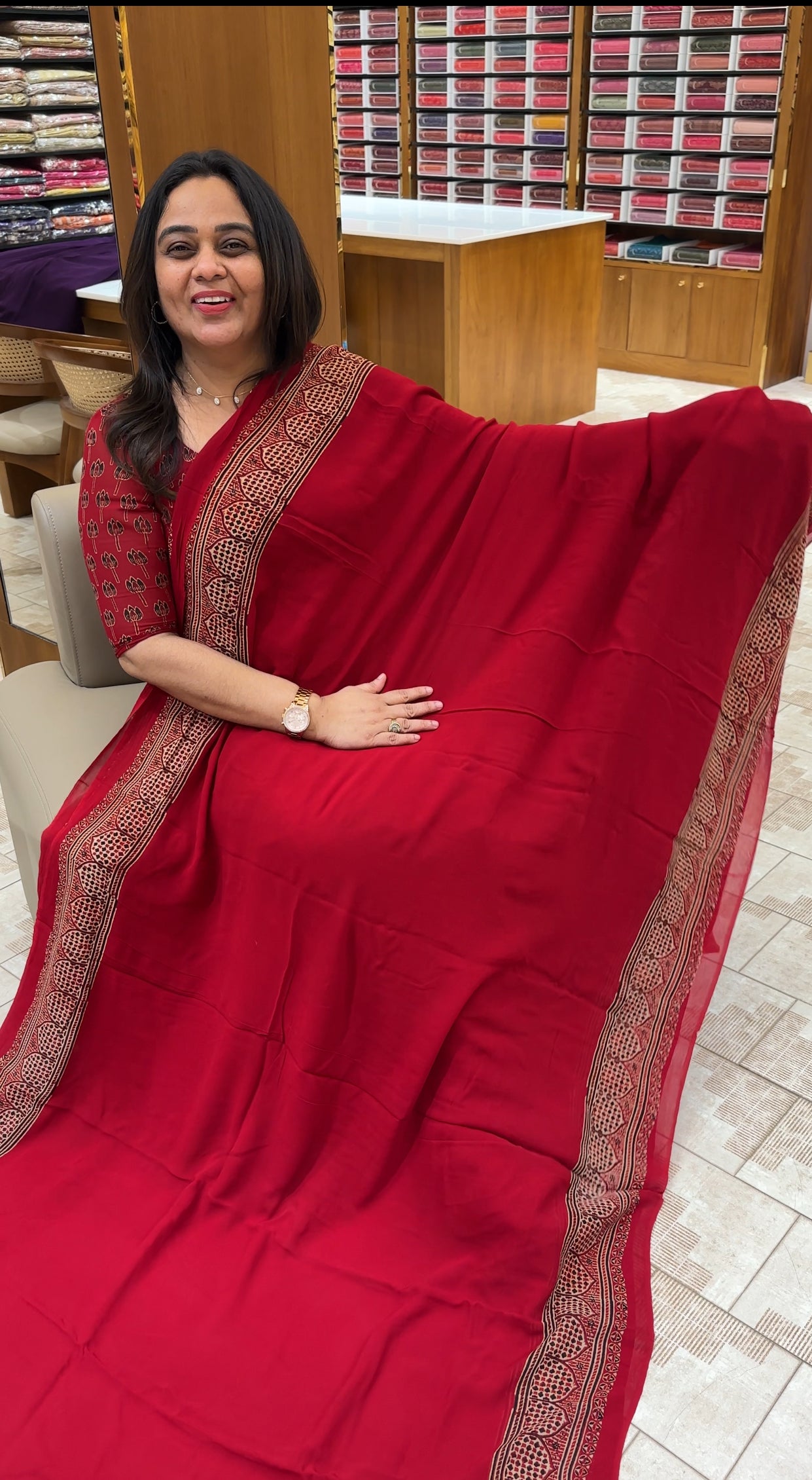 GEORGETTE SAREES - IHA 28225