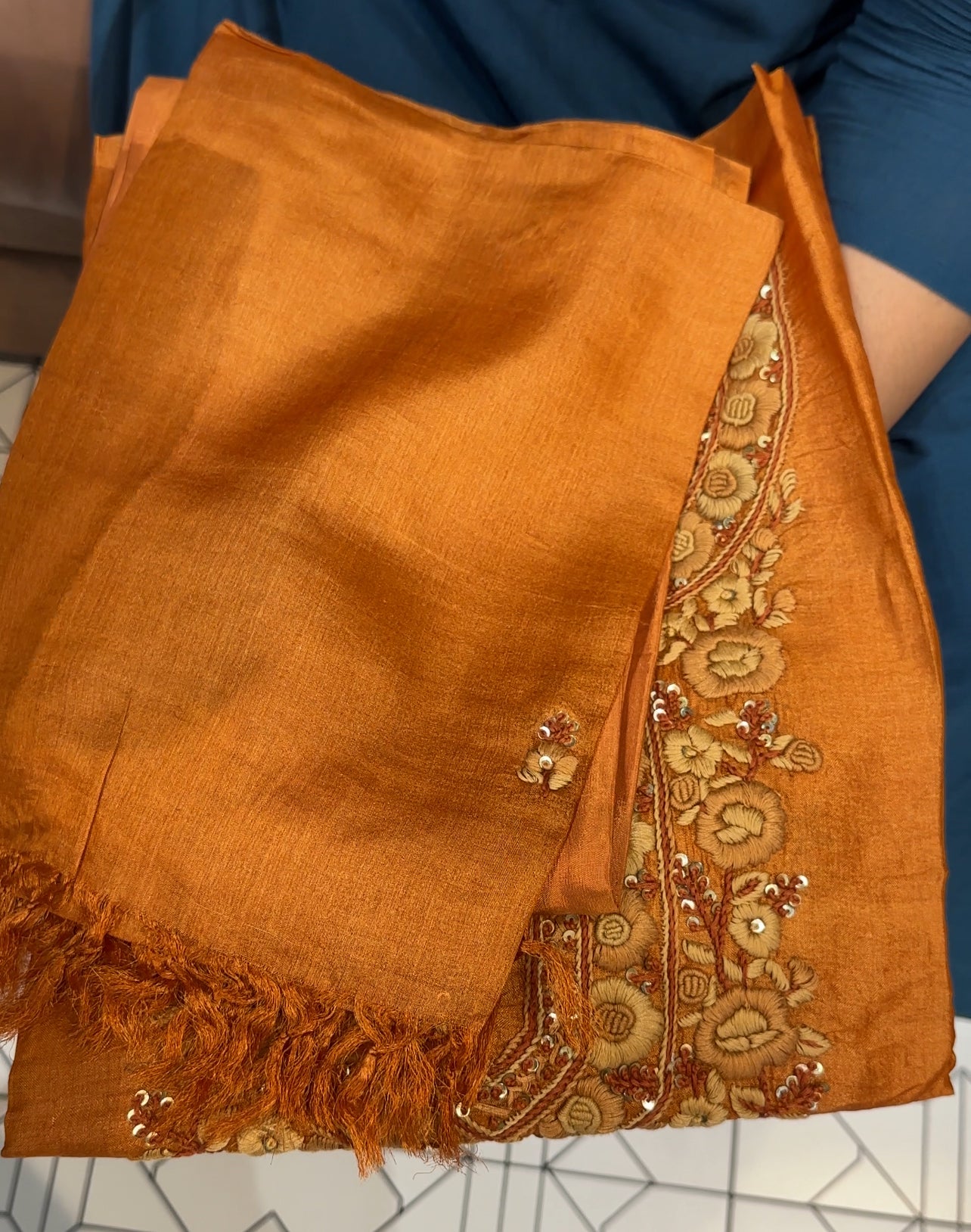TUSSUR UNSTITCHED SALWAR SUITS - IHA 27255