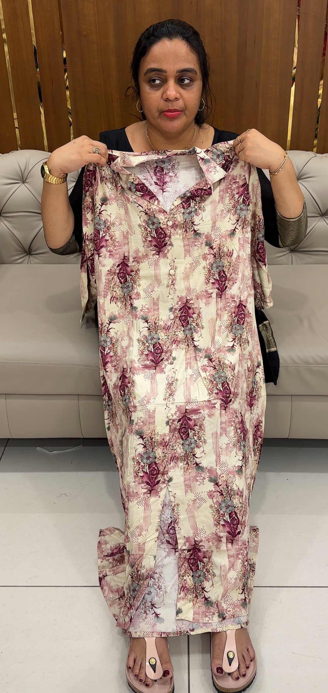 PRINTED RAYON TOPS - IHA 26764