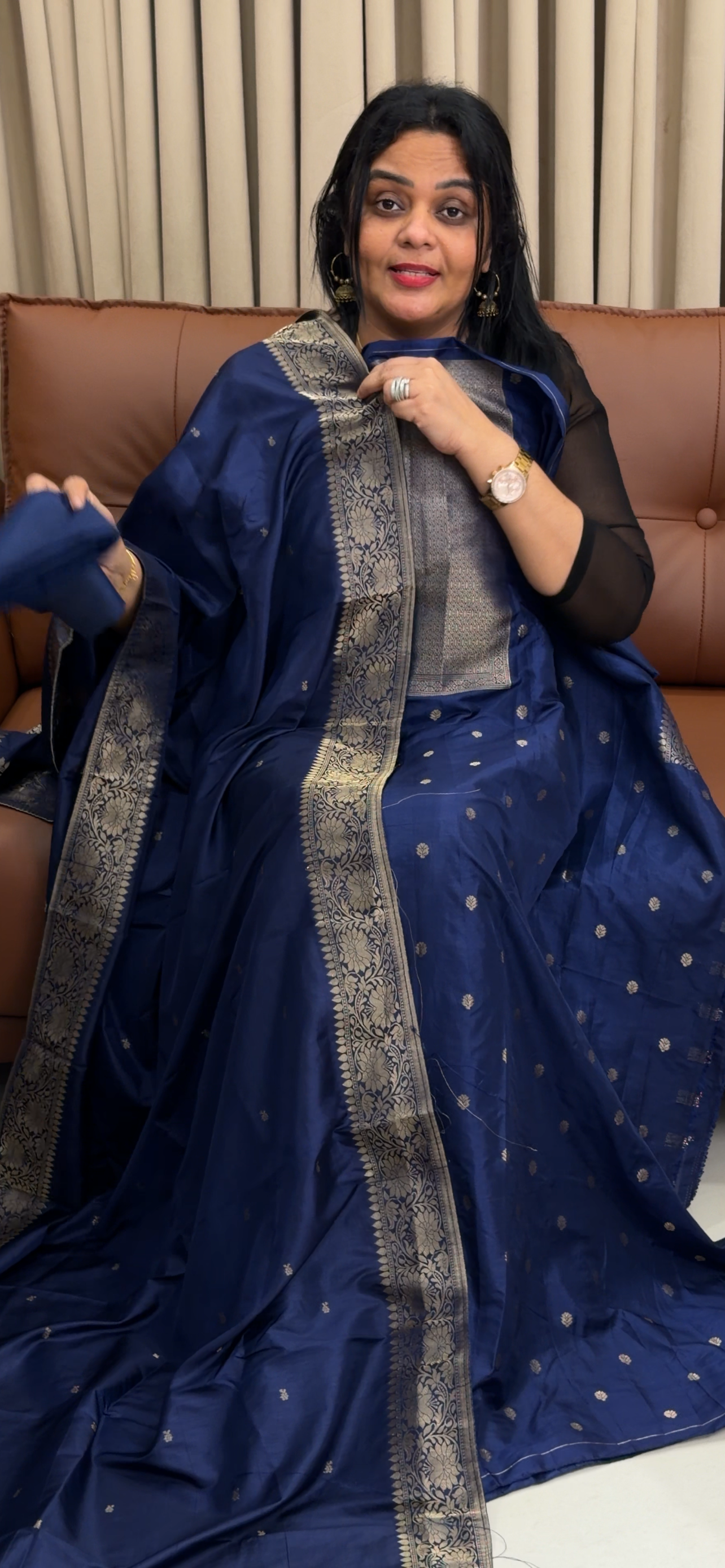 SOFT SILK UNSTITCHED SALWAR SUITS - IHA 34571