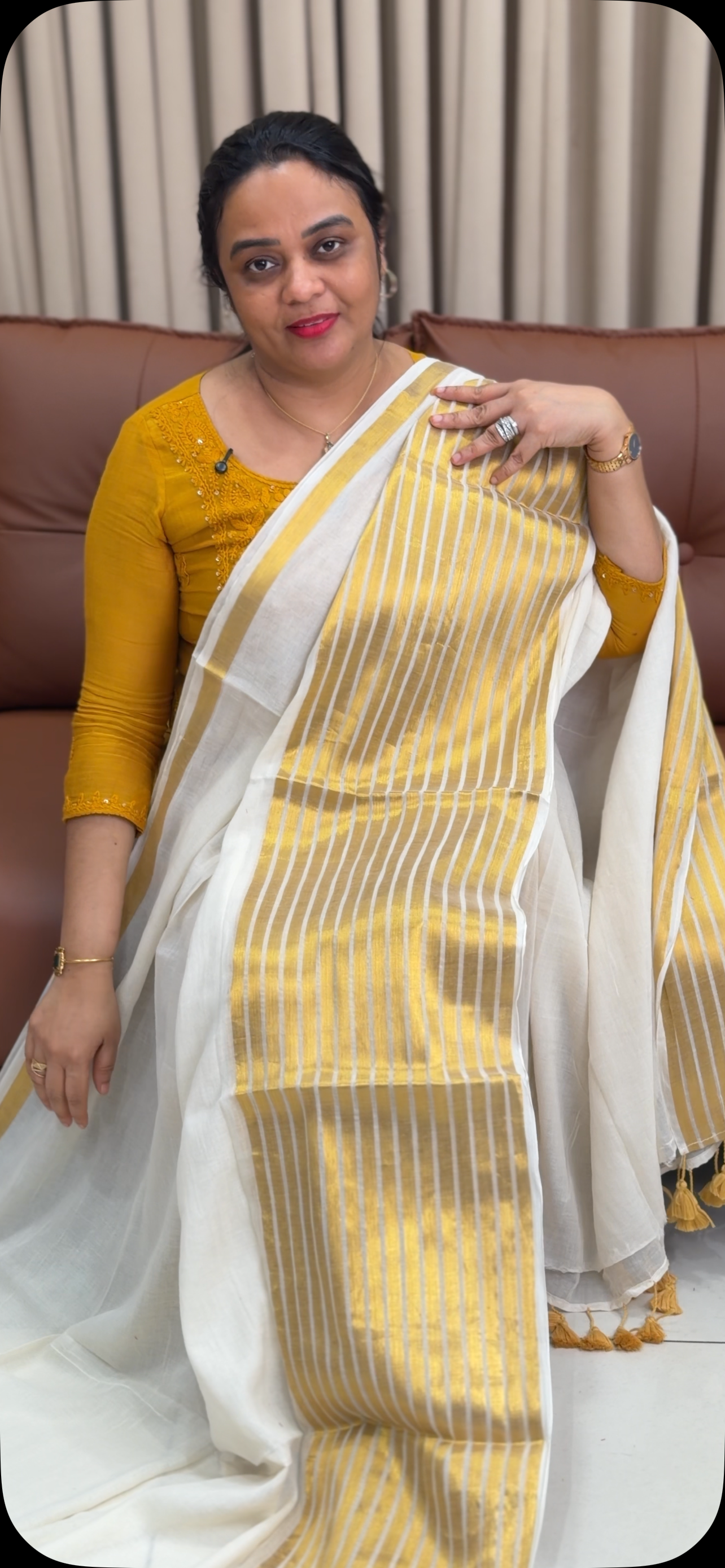 MUL COTTON SAREES - IHA 34721
