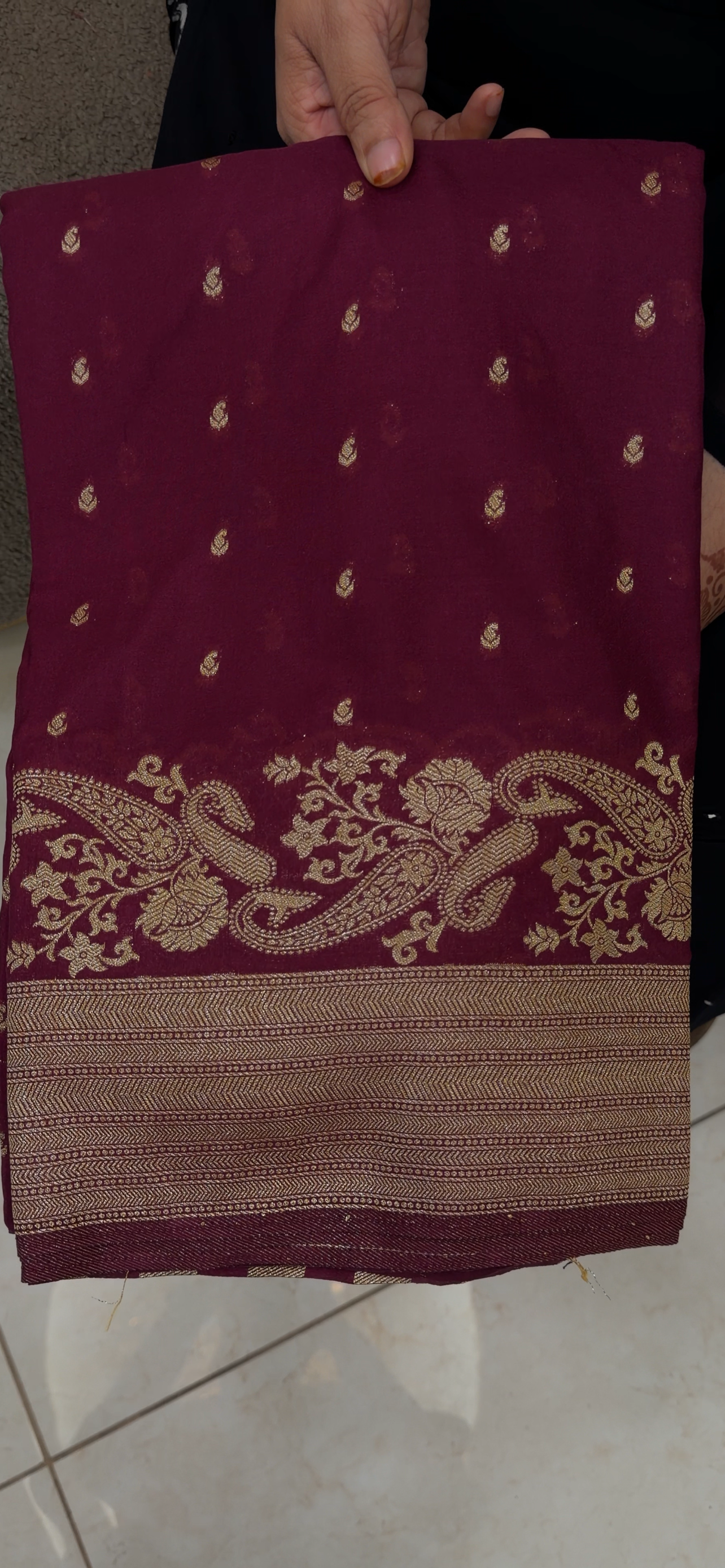 SEMI BANARASI SAREES - IHA 33039