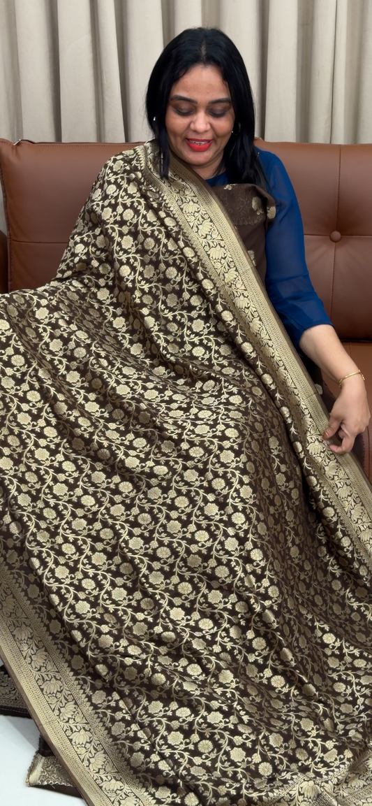 VISCOSE GEORGETTE UNSTITCHED SALWAR SUITS - IHA 33406